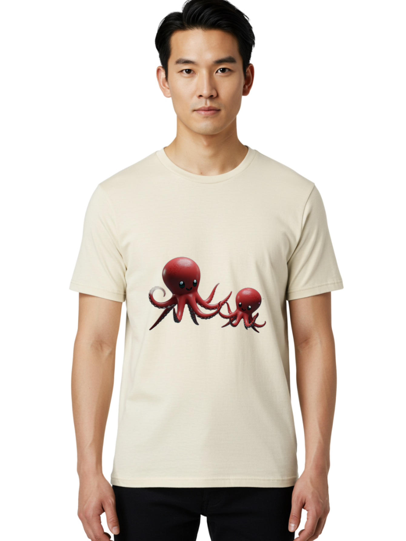 Octo Men'S Graphic Tee, 100% Cotton, Comfortable Casual Summer Wear, Machine Washable, Vintage Camera, Old Camera, Antique Camera, Black Camera, Classic Photography, Photography Equipment, Nostalgic Device, Film Camera, Camera Art Bam991
