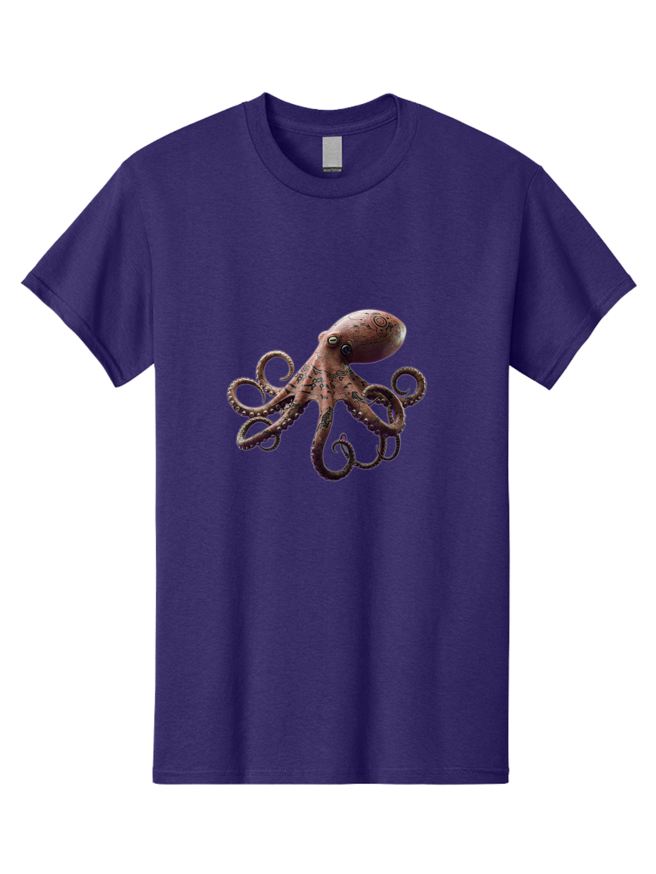 Octopus-1 Men'S Graphic Tee, 100% Cotton, Comfortable Casual Summer Wear, Machine Washable, Vintage Camera, Old Camera, Antique Camera, Black Camera, Classic Photography, Photography Equipment, Nostalgic Device, Film Camera, Camera Art Bam992