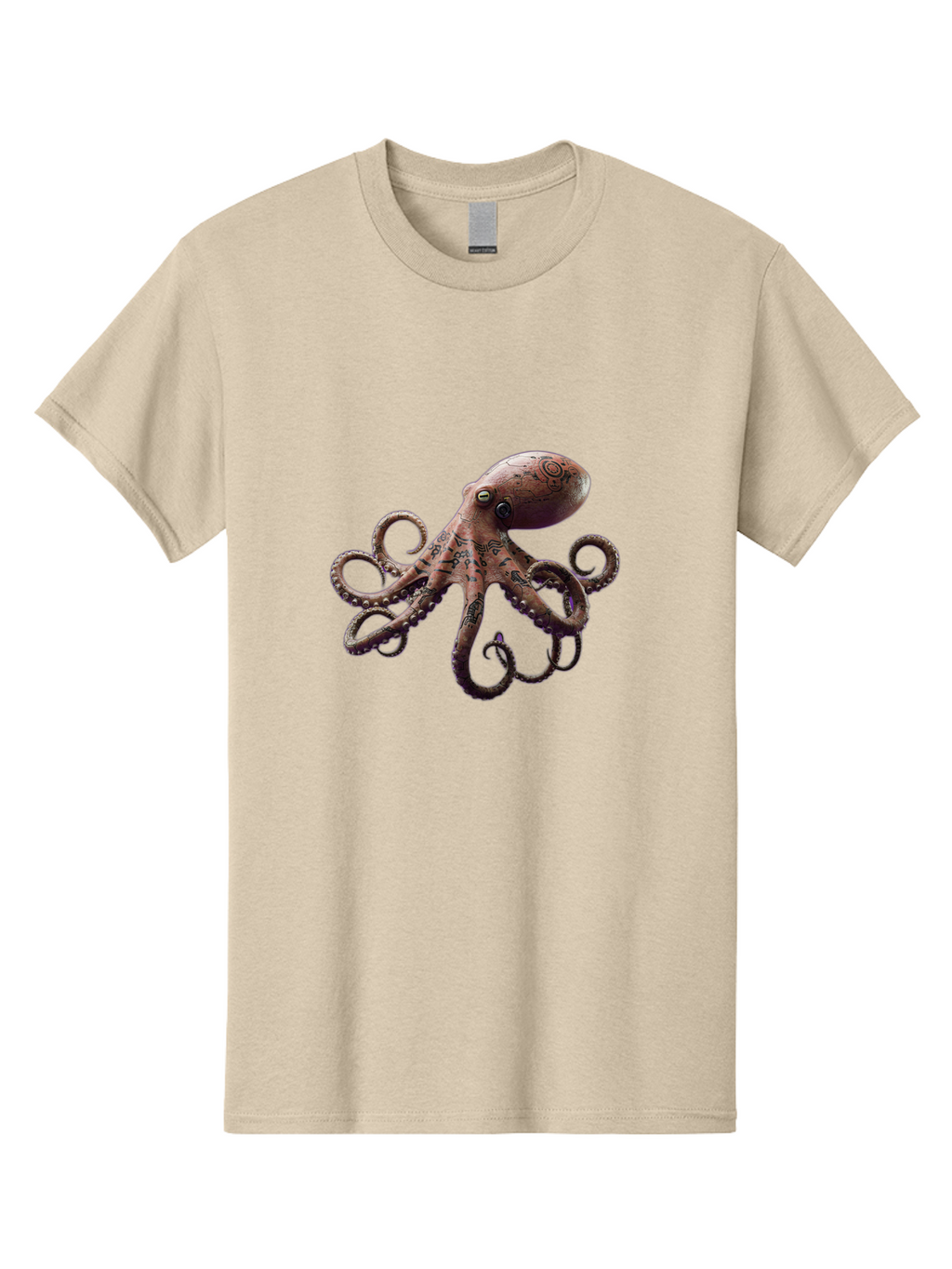 Octopus-1 Men'S Graphic Tee, 100% Cotton, Comfortable Casual Summer Wear, Machine Washable, Vintage Camera, Old Camera, Antique Camera, Black Camera, Classic Photography, Photography Equipment, Nostalgic Device, Film Camera, Camera Art Bam992