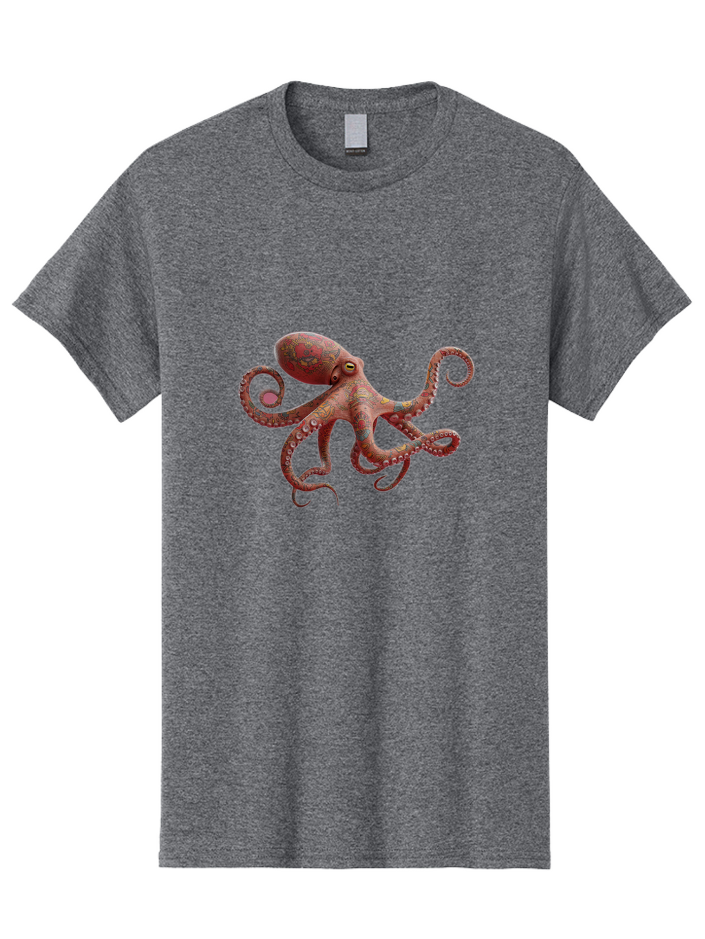 Octopus-2 Men'S Graphic Tee, 100% Cotton, Comfortable Casual Summer Wear, Machine Washable, Vintage Camera, Old Camera, Antique Camera, Black Camera, Classic Photography, Photography Equipment, Nostalgic Device, Film Camera, Camera Art Bam993