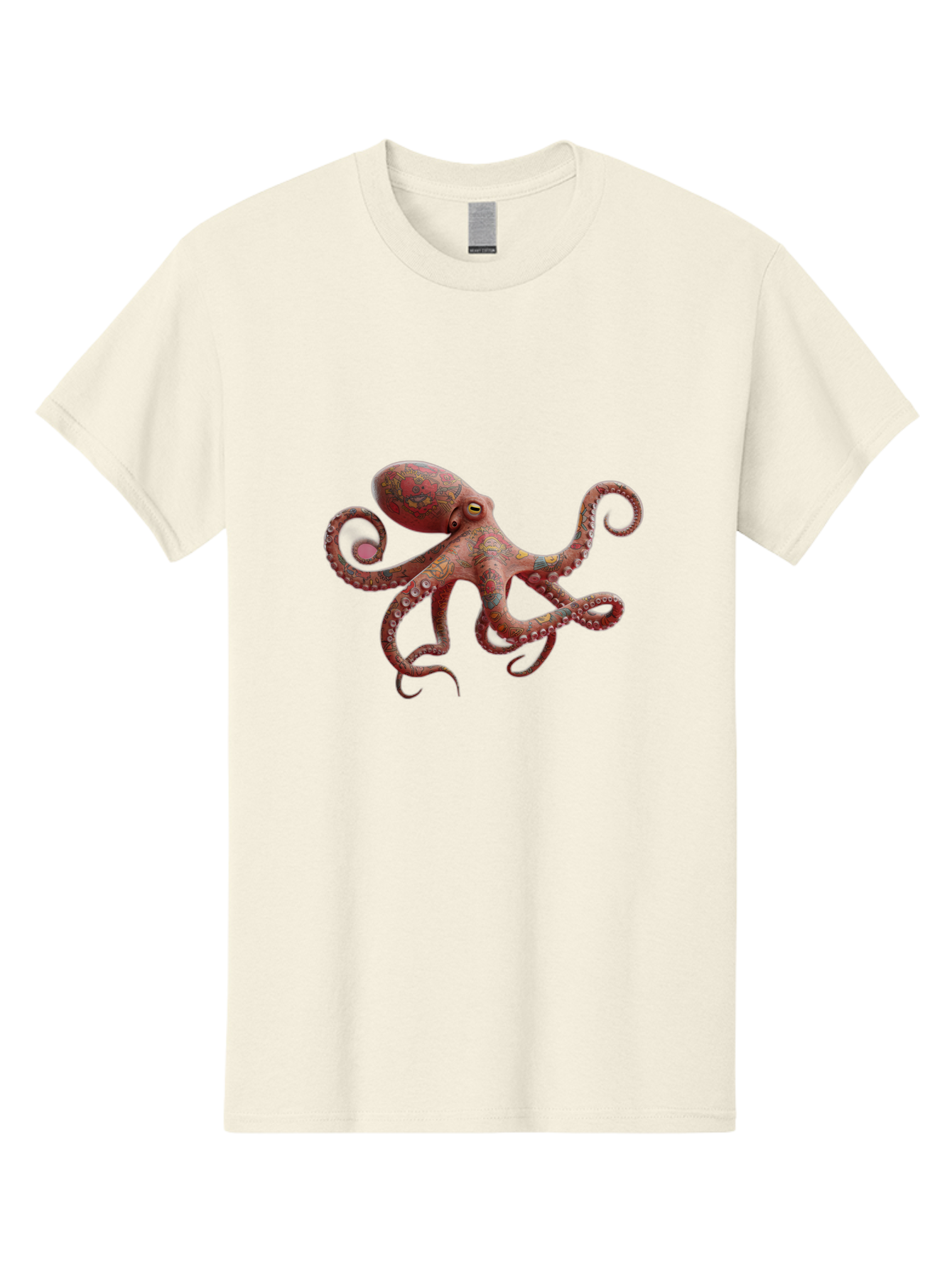 Octopus-2 Men'S Graphic Tee, 100% Cotton, Comfortable Casual Summer Wear, Machine Washable, Vintage Camera, Old Camera, Antique Camera, Black Camera, Classic Photography, Photography Equipment, Nostalgic Device, Film Camera, Camera Art Bam993