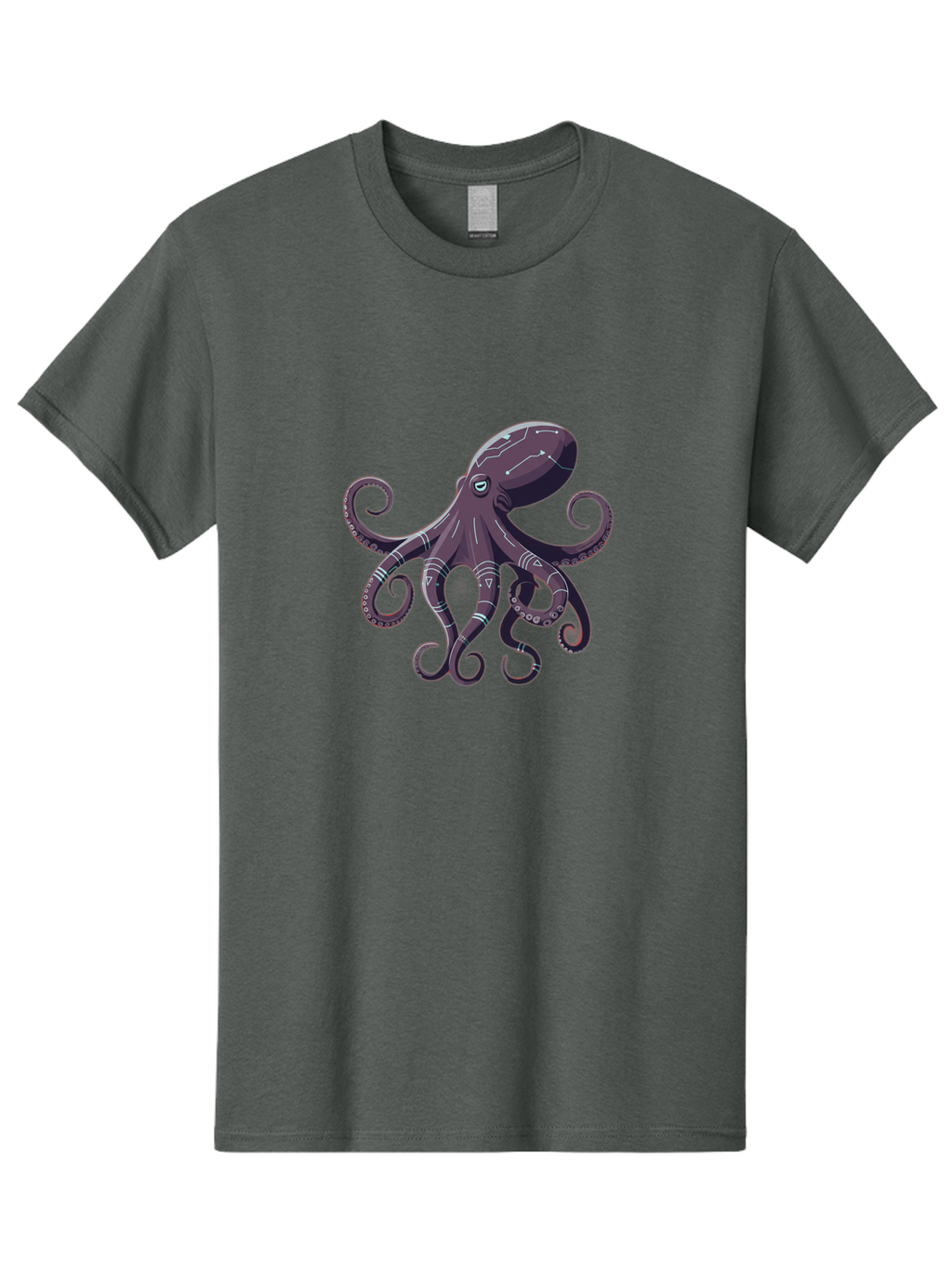 Octopus Men'S Graphic Tee, 100% Cotton, Comfortable Casual Summer Wear, Machine Washable, Vintage Camera, Old Camera, Antique Camera, Black Camera, Classic Photography, Photography Equipment, Nostalgic Device, Film Camera, Camera Art Bam997