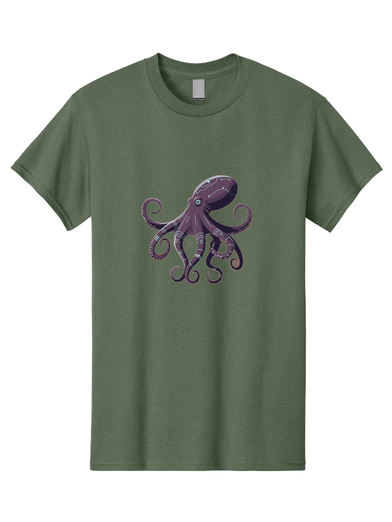 Octopus Men'S Graphic Tee, 100% Cotton, Comfortable Casual Summer Wear, Machine Washable, Vintage Camera, Old Camera, Antique Camera, Black Camera, Classic Photography, Photography Equipment, Nostalgic Device, Film Camera, Camera Art Bam997