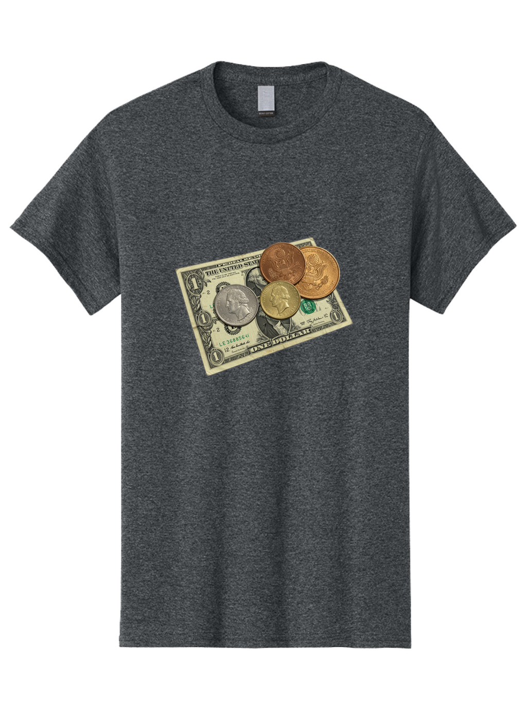 One-Dollar Men'S Graphic Tee, 100% Cotton, Comfortable Casual Summer Wear, Machine Washable, Vintage Camera, Old Camera, Antique Camera, Black Camera, Classic Photography, Photography Equipment, Nostalgic Device, Film Camera, Camera Art Ban000