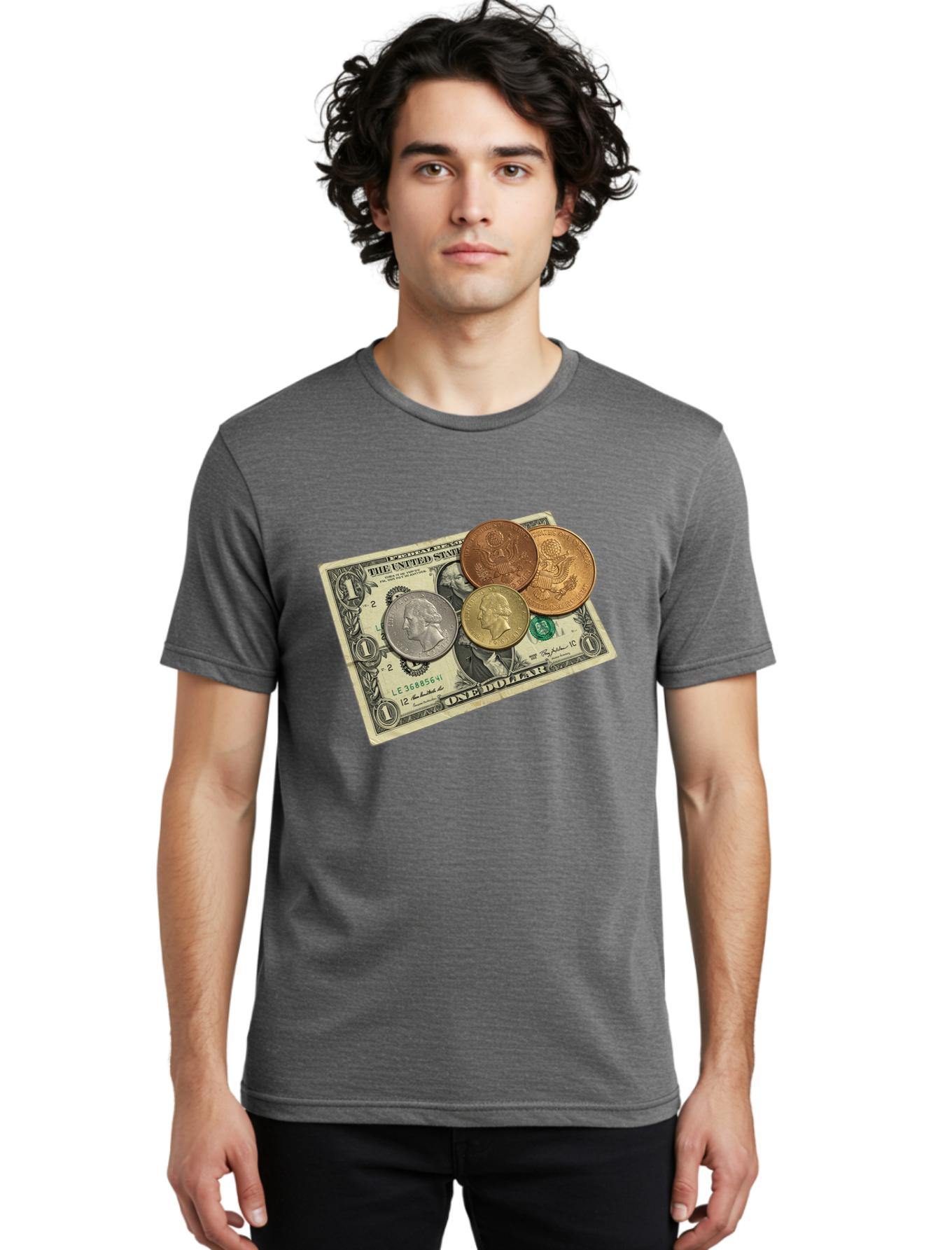 One-Dollar Men'S Graphic Tee, 100% Cotton, Comfortable Casual Summer Wear, Machine Washable, Vintage Camera, Old Camera, Antique Camera, Black Camera, Classic Photography, Photography Equipment, Nostalgic Device, Film Camera, Camera Art Ban000