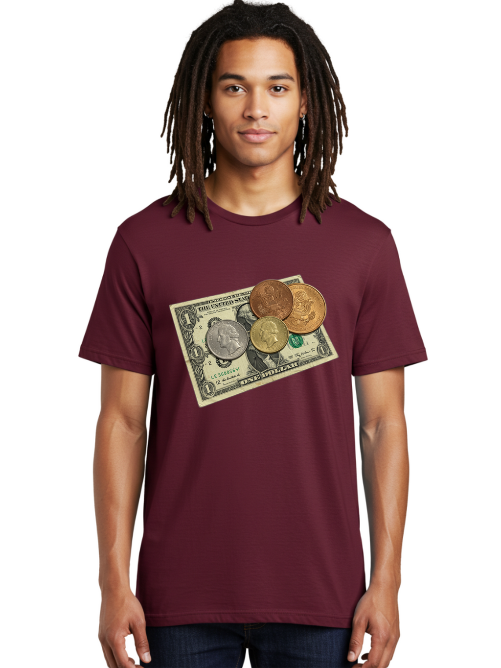 One-Dollar Men'S Graphic Tee, 100% Cotton, Comfortable Casual Summer Wear, Machine Washable, Vintage Camera, Old Camera, Antique Camera, Black Camera, Classic Photography, Photography Equipment, Nostalgic Device, Film Camera, Camera Art Ban000