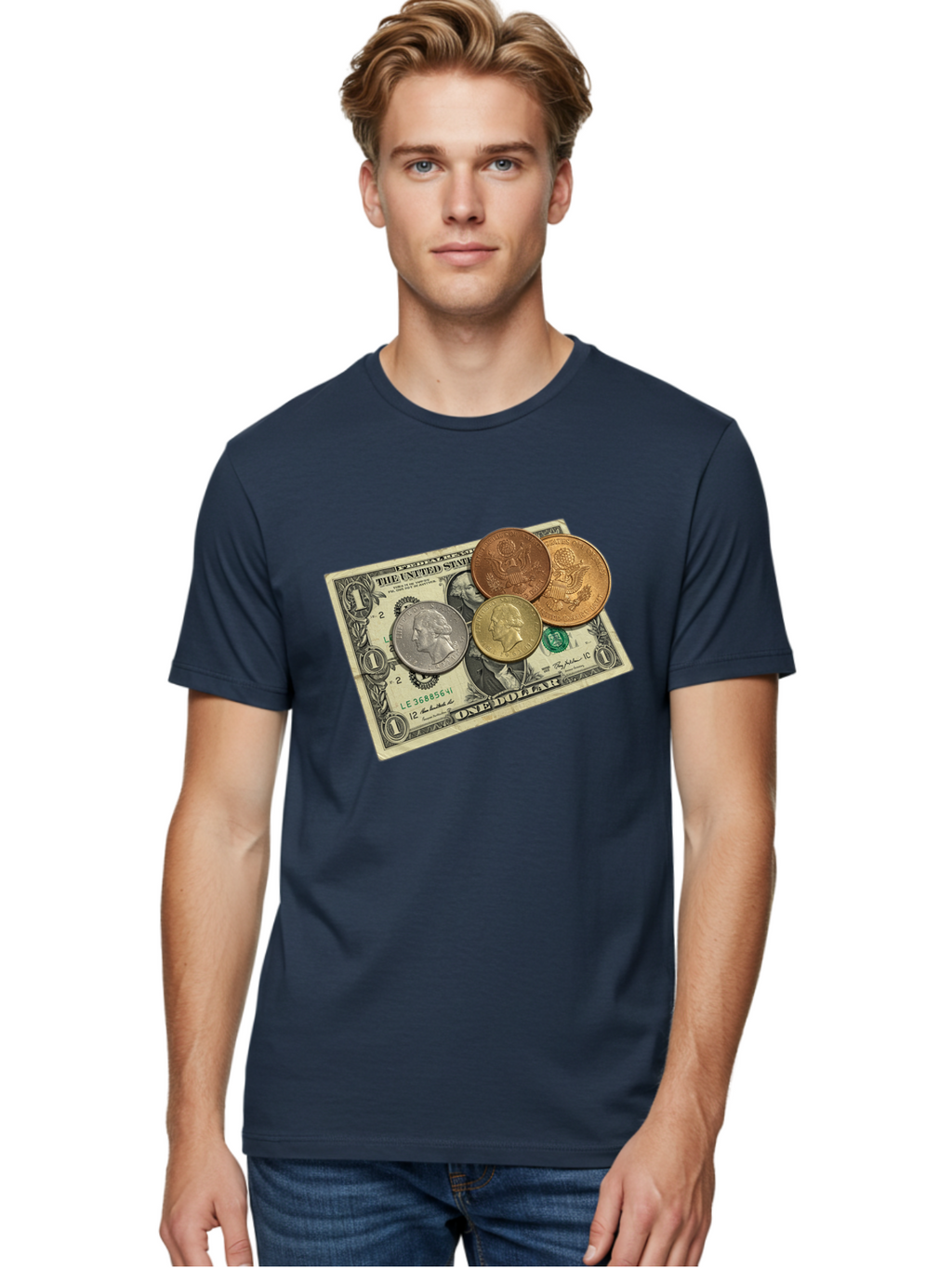 One-Dollar Men'S Graphic Tee, 100% Cotton, Comfortable Casual Summer Wear, Machine Washable, Vintage Camera, Old Camera, Antique Camera, Black Camera, Classic Photography, Photography Equipment, Nostalgic Device, Film Camera, Camera Art Ban000