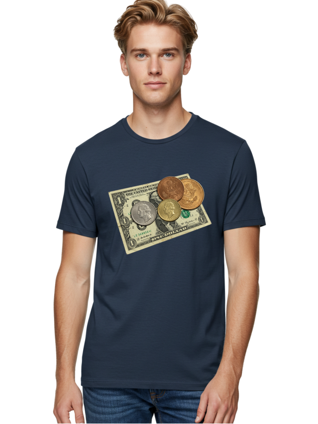 One-Dollar Men'S Graphic Tee, 100% Cotton, Comfortable Casual Summer Wear, Machine Washable, Vintage Camera, Old Camera, Antique Camera, Black Camera, Classic Photography, Photography Equipment, Nostalgic Device, Film Camera, Camera Art Ban000