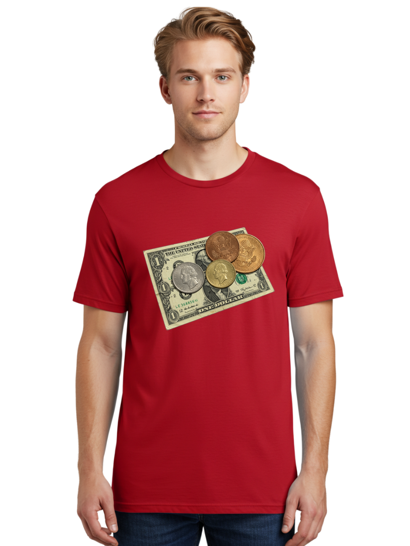 One-Dollar Men'S Graphic Tee, 100% Cotton, Comfortable Casual Summer Wear, Machine Washable, Vintage Camera, Old Camera, Antique Camera, Black Camera, Classic Photography, Photography Equipment, Nostalgic Device, Film Camera, Camera Art Ban000