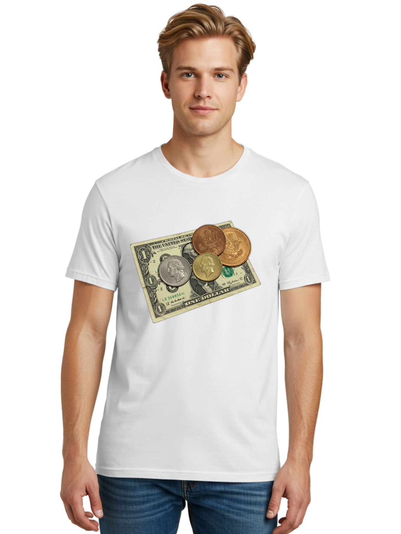 One-Dollar Men'S Graphic Tee, 100% Cotton, Comfortable Casual Summer Wear, Machine Washable, Vintage Camera, Old Camera, Antique Camera, Black Camera, Classic Photography, Photography Equipment, Nostalgic Device, Film Camera, Camera Art Ban000