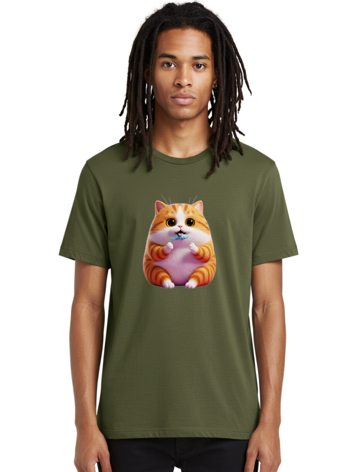 Orange-Tabby-Cat-1 Men'S Graphic Tee, 100% Cotton, Comfortable Casual Summer Wear, Machine Washable, Vintage Camera, Old Camera, Antique Camera, Black Camera, Classic Photography, Photography Equipment, Nostalgic Device, Film Camera, Ban003