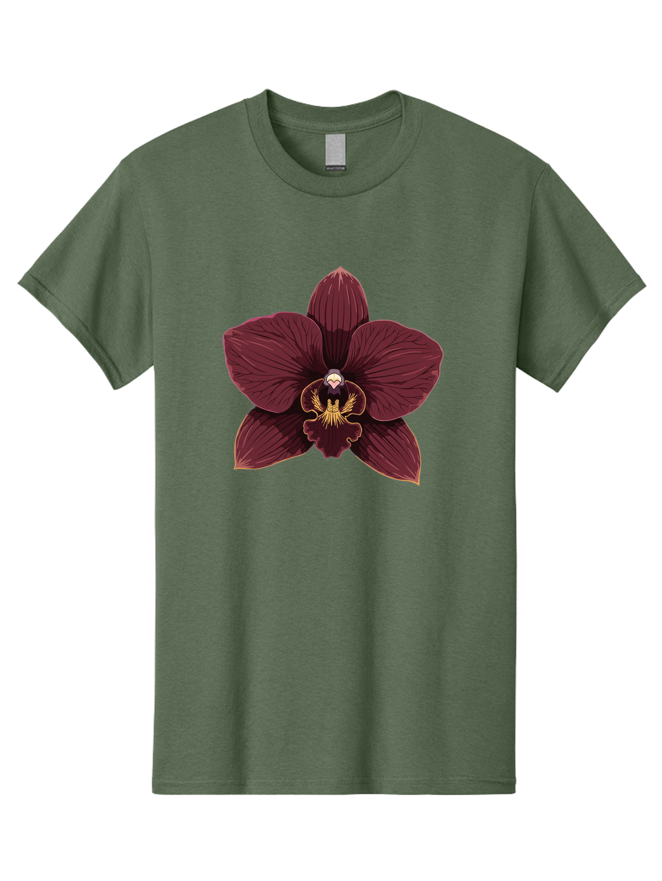 Orchid-Flower Men'S Graphic Tee, 100% Cotton, Comfortable Casual Summer Wear, Machine Washable, Vintage Camera, Old Camera, Antique Camera, Black Camera, Classic Photography, Photography Equipment, Nostalgic Device, Film Camera, Camera Art Ban005