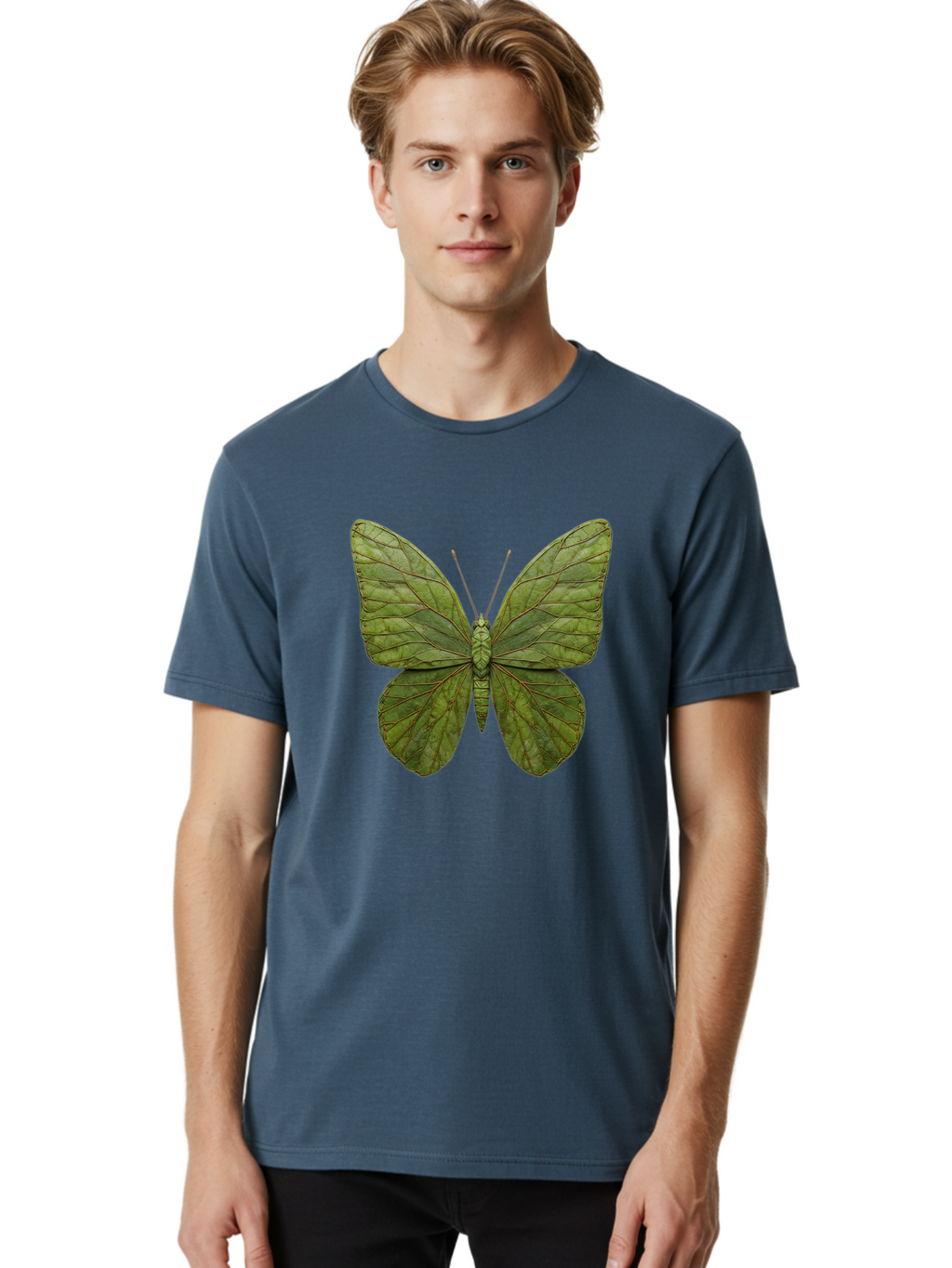 Oreta-Leaf-Moth Men'S Graphic Tee, 100% Cotton, Comfortable Casual Summer Wear, Machine Washable, Vintage Camera, Old Camera, Antique Camera, Black Camera, Classic Photography, Photography Equipment, Nostalgic Device, Film Camera, Camera Art Ban006