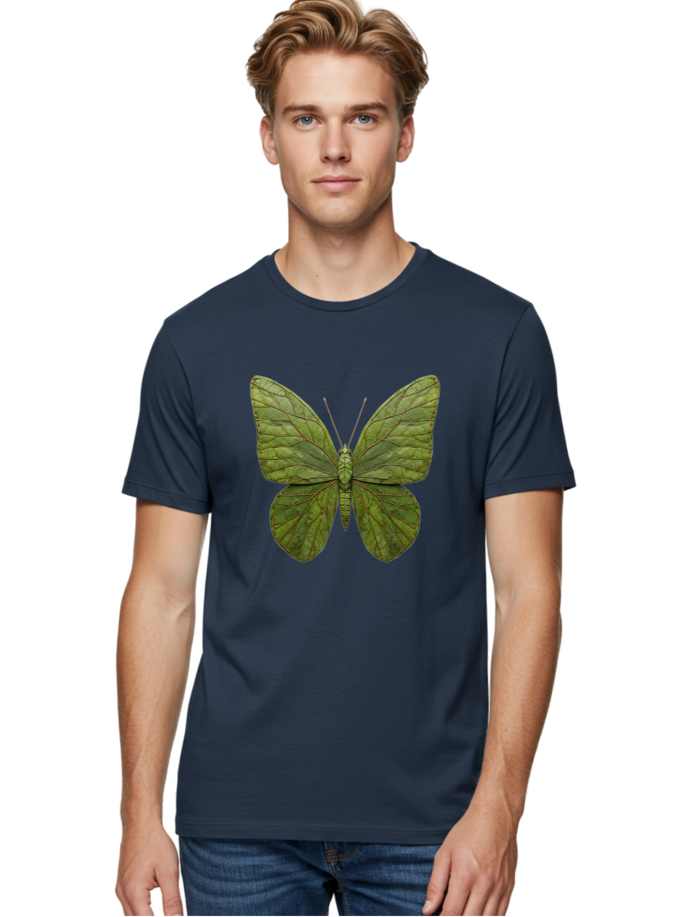 Oreta-Leaf-Moth Men'S Graphic Tee, 100% Cotton, Comfortable Casual Summer Wear, Machine Washable, Vintage Camera, Old Camera, Antique Camera, Black Camera, Classic Photography, Photography Equipment, Nostalgic Device, Film Camera, Camera Art Ban006