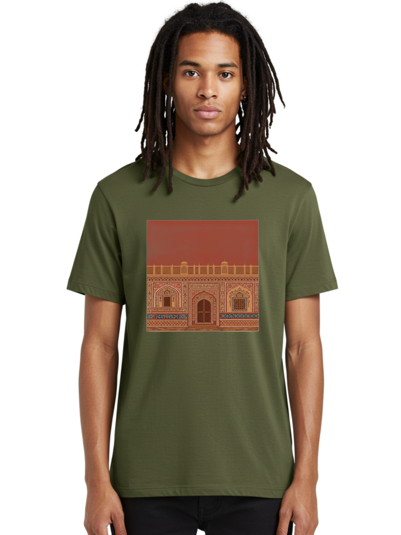 Ornate-Building-Facade Men'S Graphic Tee, 100% Cotton, Comfortable Casual Summer Wear, Machine Washable, Vintage Camera, Old Camera, Antique Camera, Black Camera, Classic Photography, Photography Equipment, Nostalgic Device, Film Camera, Ban009