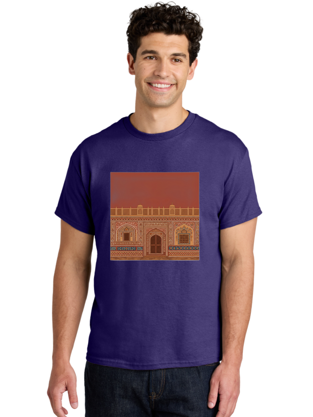 Ornate-Building-Facade Men'S Graphic Tee, 100% Cotton, Comfortable Casual Summer Wear, Machine Washable, Vintage Camera, Old Camera, Antique Camera, Black Camera, Classic Photography, Photography Equipment, Nostalgic Device, Film Camera, Ban009