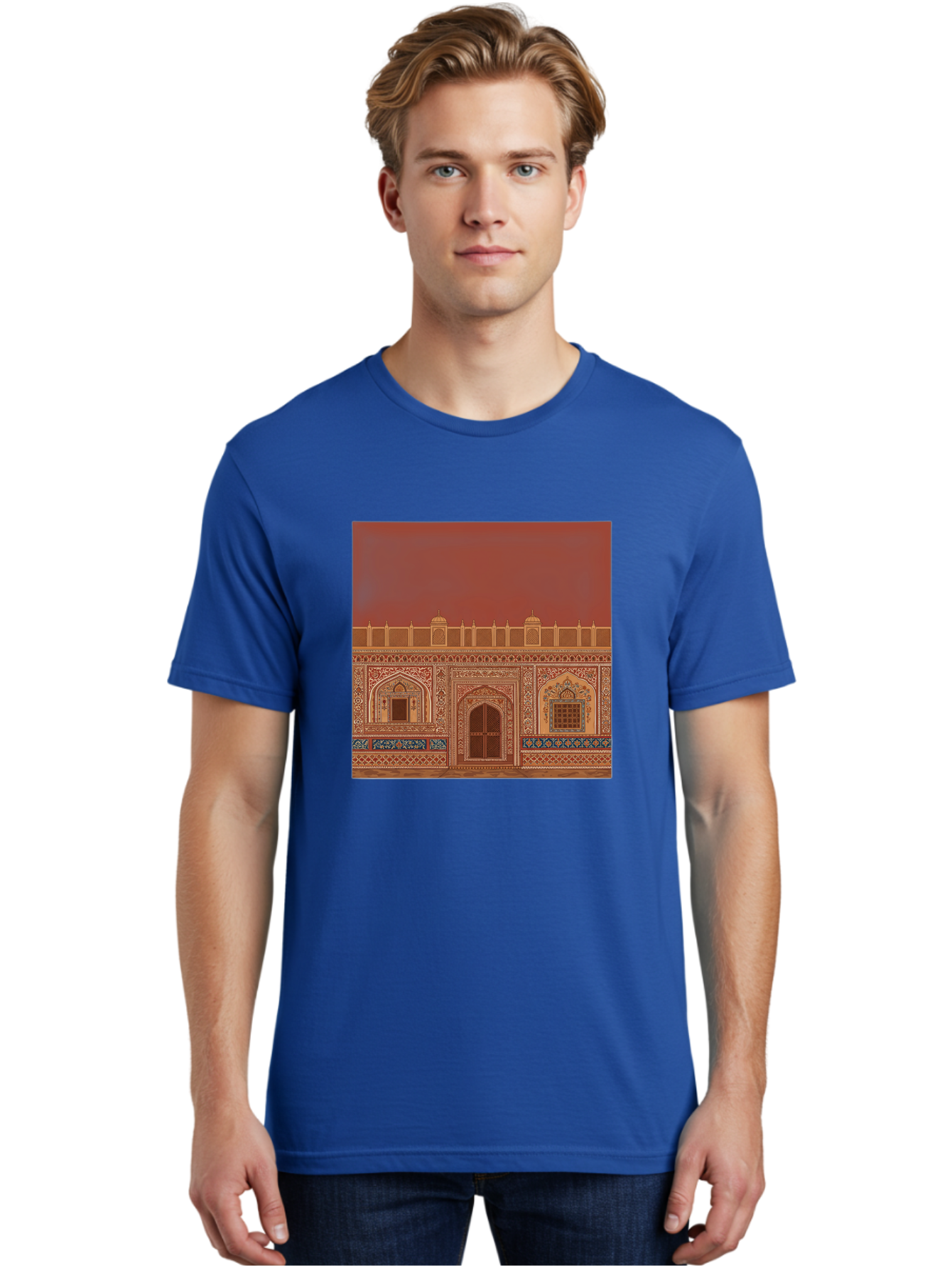 Ornate-Building-Facade Men'S Graphic Tee, 100% Cotton, Comfortable Casual Summer Wear, Machine Washable, Vintage Camera, Old Camera, Antique Camera, Black Camera, Classic Photography, Photography Equipment, Nostalgic Device, Film Camera, Ban009