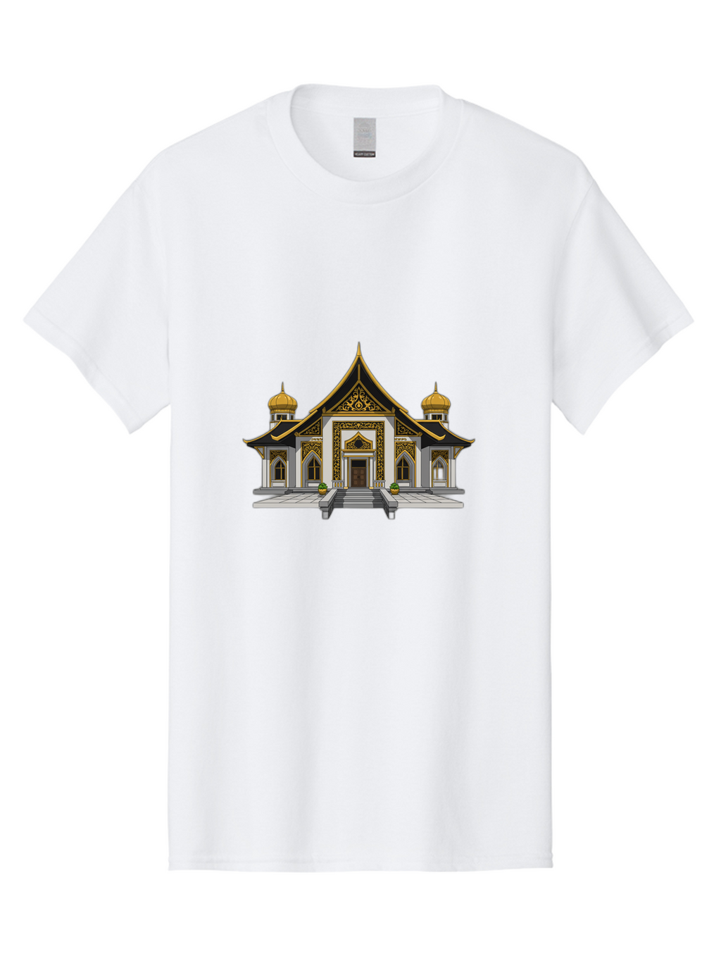 Ornate-Building Men'S Graphic Tee, 100% Cotton, Comfortable Casual Summer Wear, Machine Washable, Vintage Camera, Old Camera, Antique Camera, Black Camera, Classic Photography, Photography Equipment, Nostalgic Device, Film Camera, Camera Art Ban010