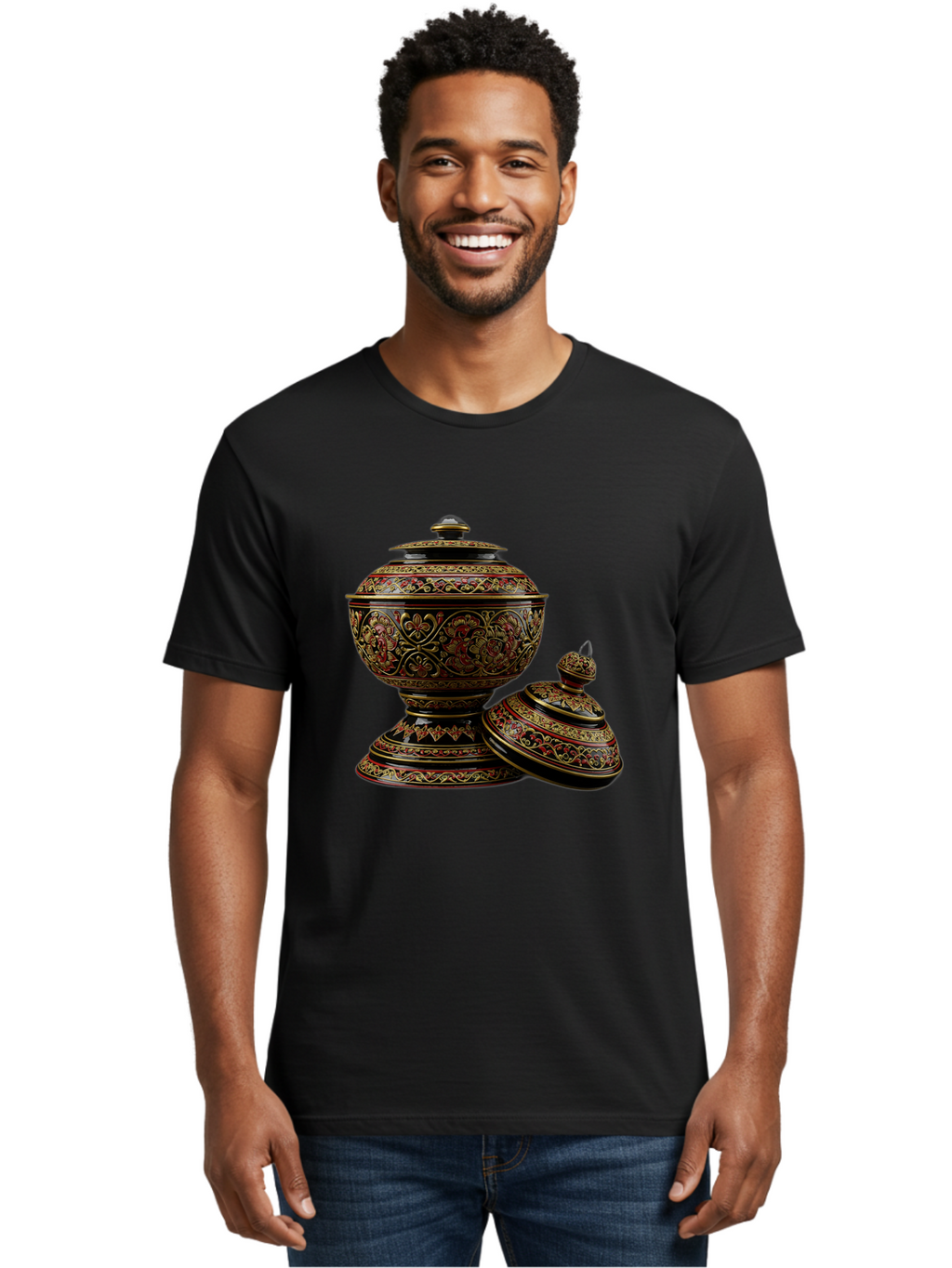 Ornate-Vases Men'S Graphic Tee, 100% Cotton, Comfortable Casual Summer Wear, Machine Washable, Vintage Camera, Old Camera, Antique Camera, Black Camera, Classic Photography, Photography Equipment, Nostalgic Device, Film Camera, Camera Art Ban011
