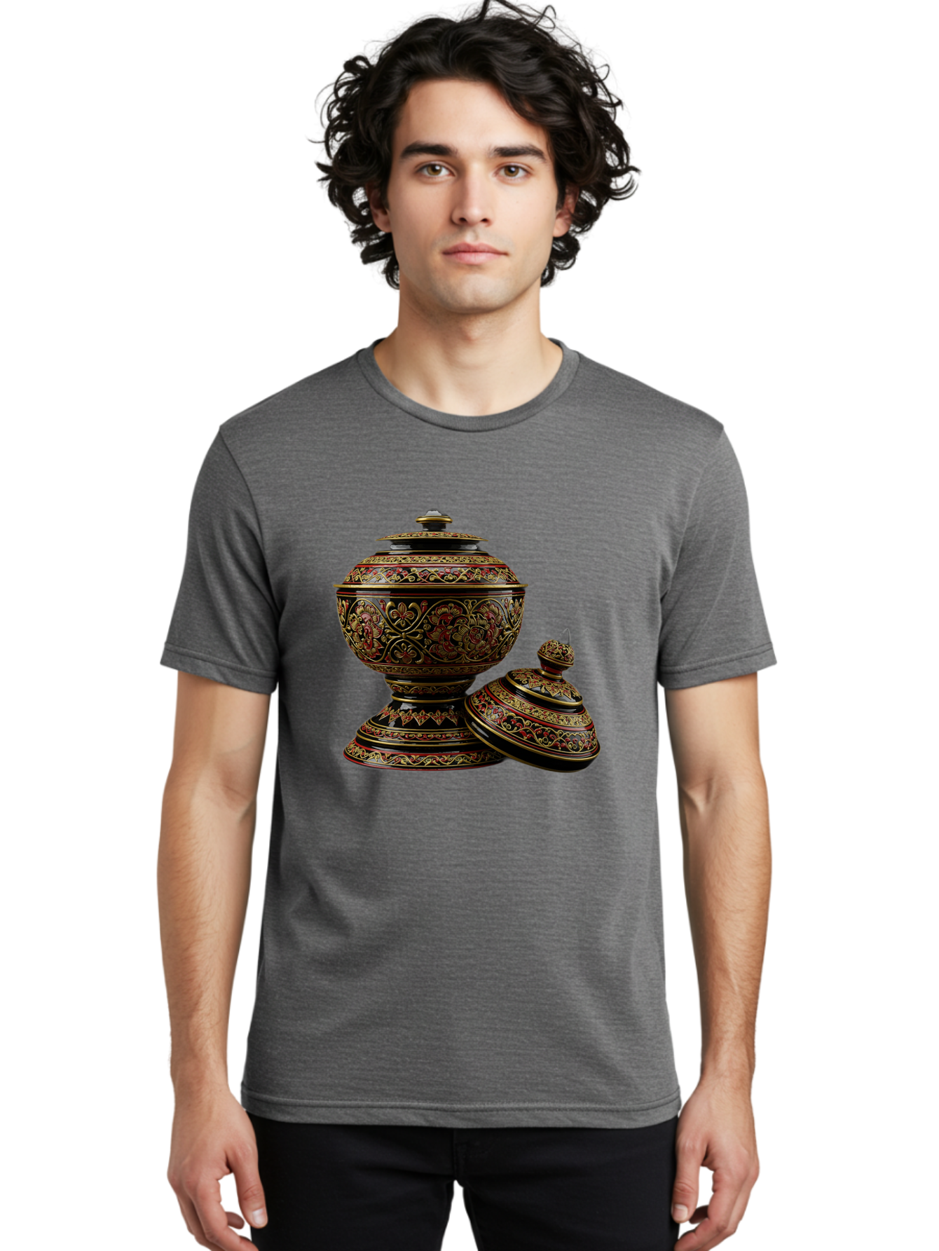 Ornate-Vases Men'S Graphic Tee, 100% Cotton, Comfortable Casual Summer Wear, Machine Washable, Vintage Camera, Old Camera, Antique Camera, Black Camera, Classic Photography, Photography Equipment, Nostalgic Device, Film Camera, Camera Art Ban011