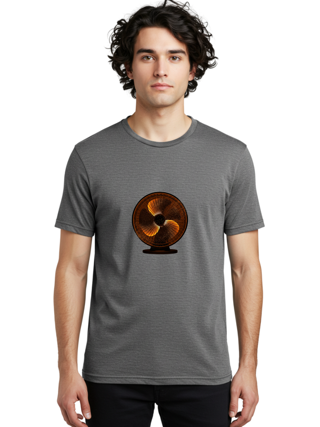 Oscillating-Fan Men'S Graphic Tee, 100% Cotton, Comfortable Casual Summer Wear, Machine Washable, Vintage Camera, Old Camera, Antique Camera, Black Camera, Classic Photography, Photography Equipment, Nostalgic Device, Film Camera, Camera Art Ban013