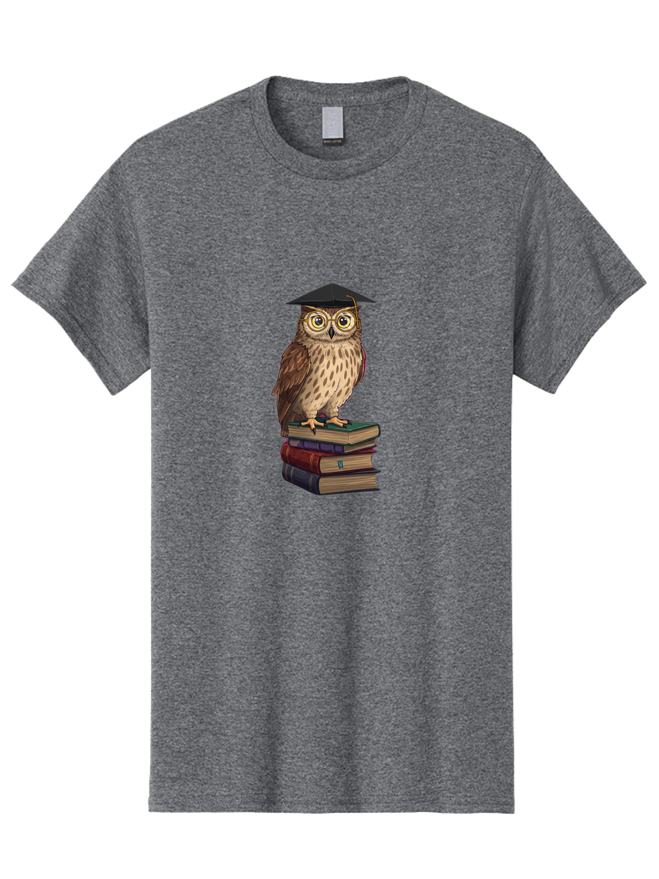 Owl-In-Graduation-Cap Men'S Graphic Tee, 100% Cotton, Comfortable Casual Summer Wear, Machine Washable, Vintage Camera, Old Camera, Antique Camera, Black Camera, Classic Photography, Photography Equipment, Nostalgic Device, Film Camera, Ban015