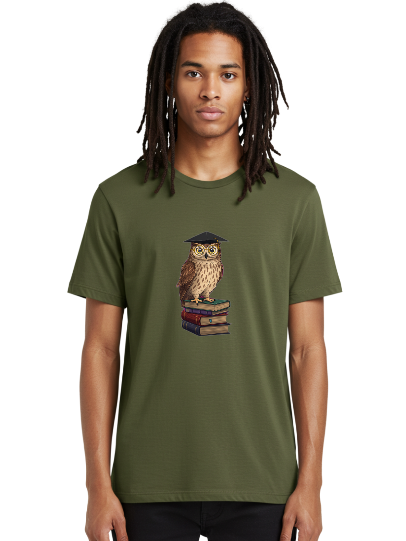 Owl-In-Graduation-Cap Men'S Graphic Tee, 100% Cotton, Comfortable Casual Summer Wear, Machine Washable, Vintage Camera, Old Camera, Antique Camera, Black Camera, Classic Photography, Photography Equipment, Nostalgic Device, Film Camera, Ban015