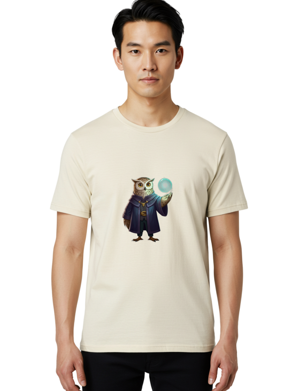 Owl-Wizard Men'S Graphic Tee, 100% Cotton, Comfortable Casual Summer Wear, Machine Washable, Vintage Camera, Old Camera, Antique Camera, Black Camera, Classic Photography, Photography Equipment, Nostalgic Device, Film Camera, Camera Art Ban017