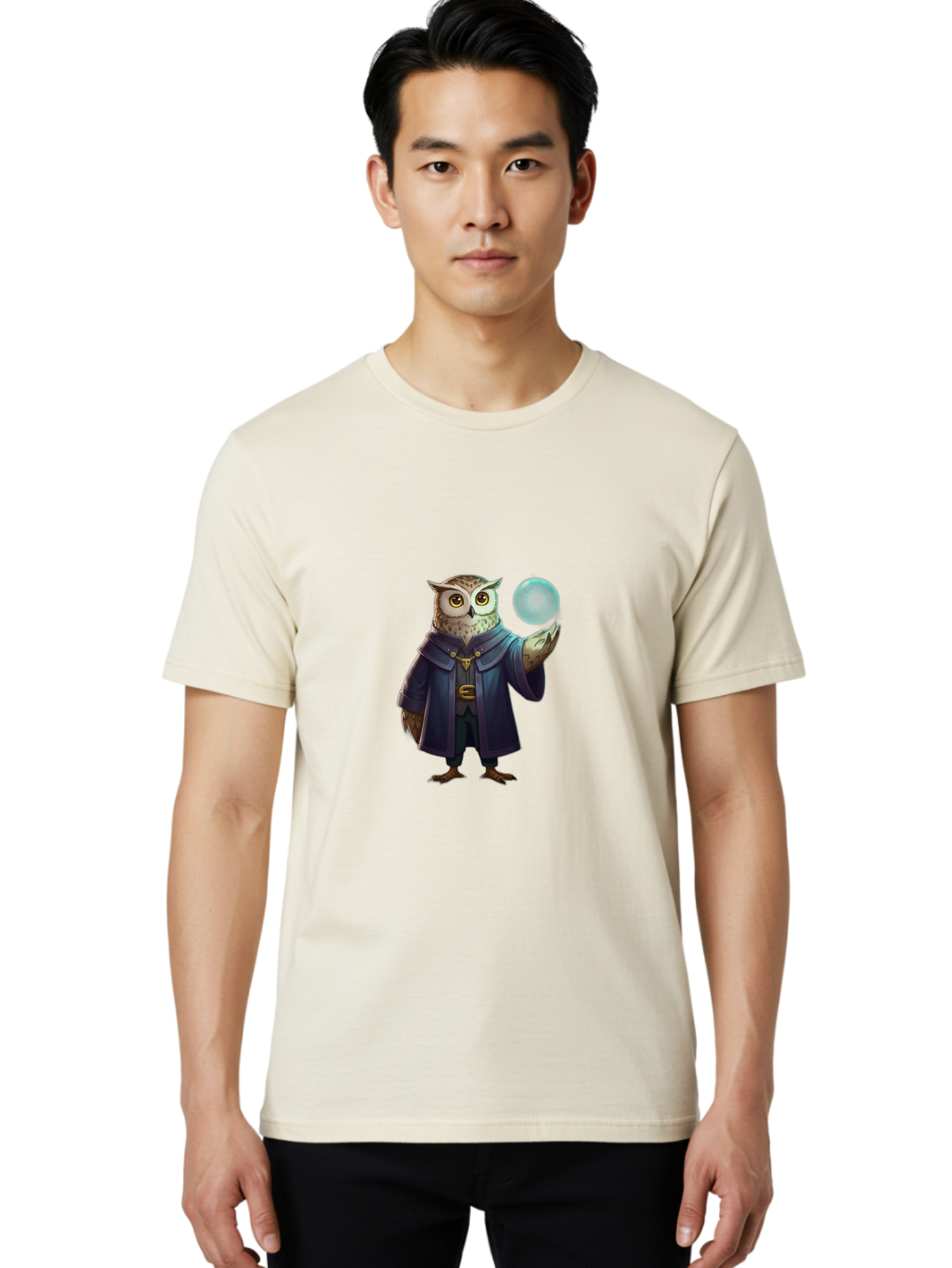 Owl-Wizard Men'S Graphic Tee, 100% Cotton, Comfortable Casual Summer Wear, Machine Washable, Vintage Camera, Old Camera, Antique Camera, Black Camera, Classic Photography, Photography Equipment, Nostalgic Device, Film Camera, Camera Art Ban017