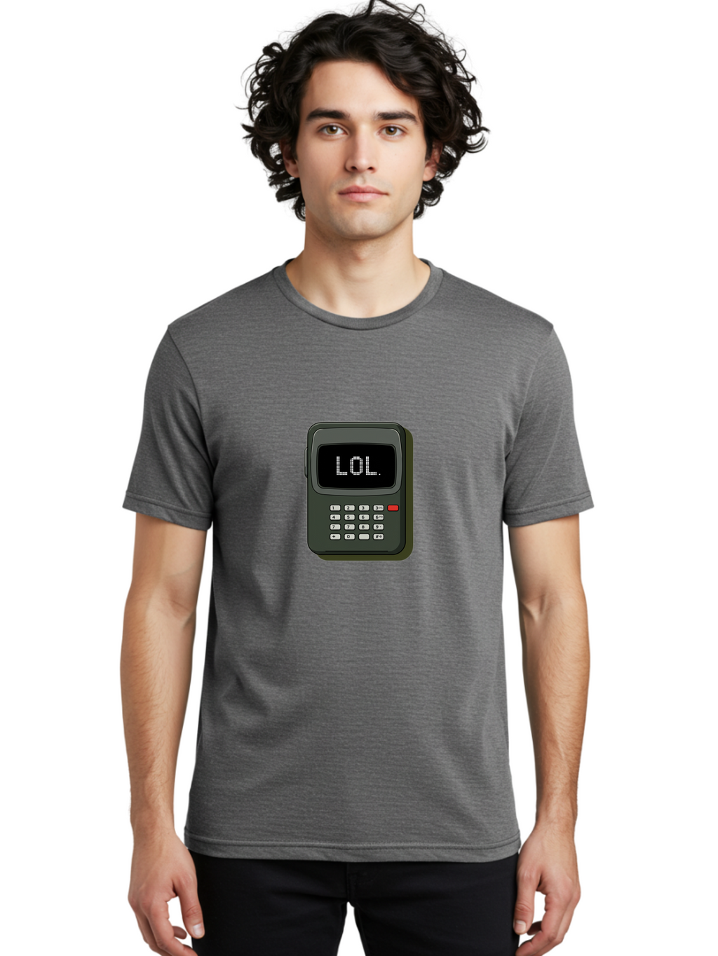 Pager-Lol Men'S Graphic Tee, 100% Cotton, Comfortable Casual Summer Wear, Machine Washable, Vintage Camera, Old Camera, Antique Camera, Black Camera, Classic Photography, Photography Equipment, Nostalgic Device, Film Camera, Camera Art Ban018