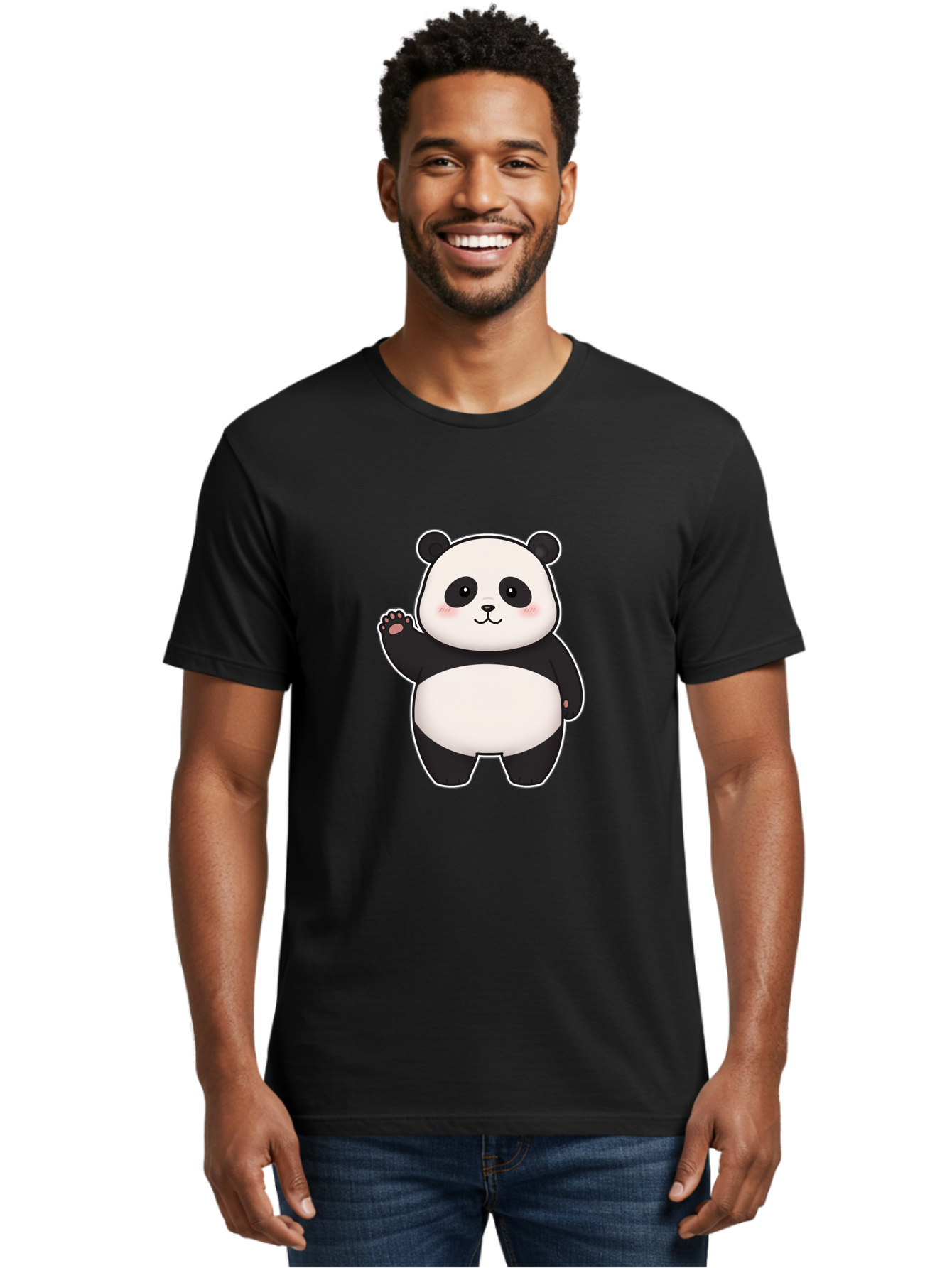 Panda-1 Men'S Graphic Tee, 100% Cotton, Comfortable Casual Summer Wear, Machine Washable, Vintage Camera, Old Camera, Antique Camera, Black Camera, Classic Photography, Photography Equipment, Nostalgic Device, Film Camera, Camera Art Ban021