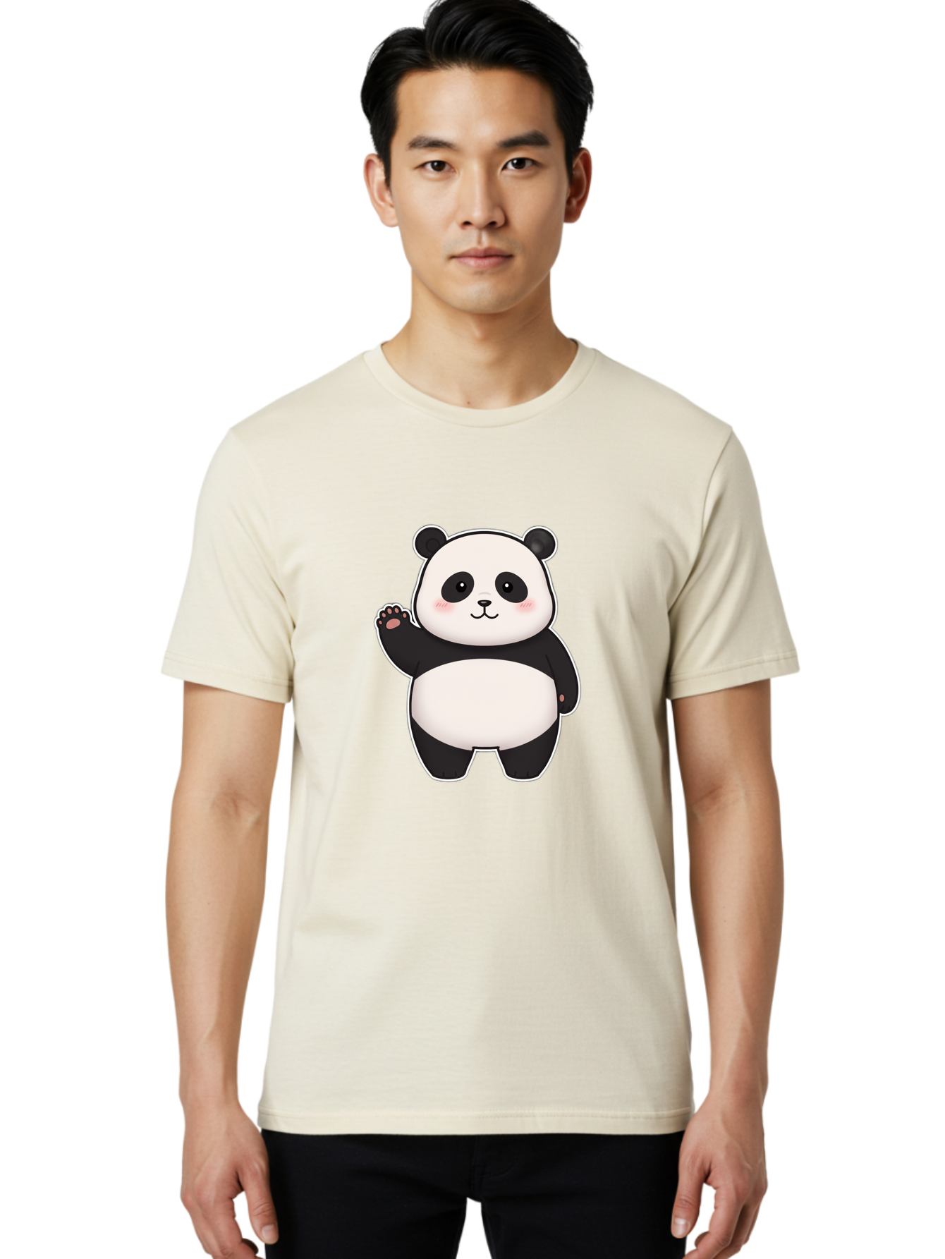 Panda-1 Men'S Graphic Tee, 100% Cotton, Comfortable Casual Summer Wear, Machine Washable, Vintage Camera, Old Camera, Antique Camera, Black Camera, Classic Photography, Photography Equipment, Nostalgic Device, Film Camera, Camera Art Ban021