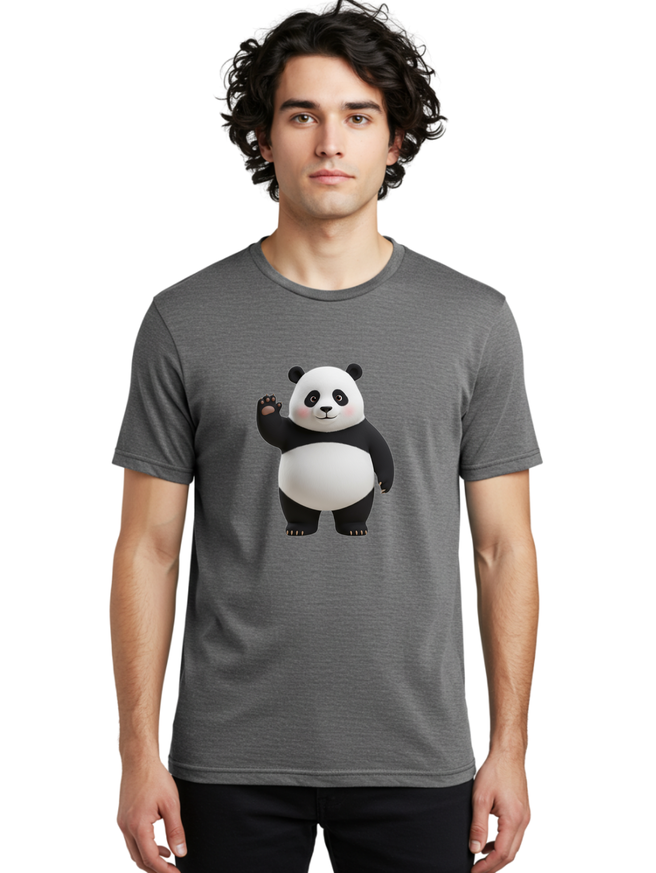 Panda-3 Men'S Graphic Tee, 100% Cotton, Comfortable Casual Summer Wear, Machine Washable, Vintage Camera, Old Camera, Antique Camera, Black Camera, Classic Photography, Photography Equipment, Nostalgic Device, Film Camera, Camera Art Ban025