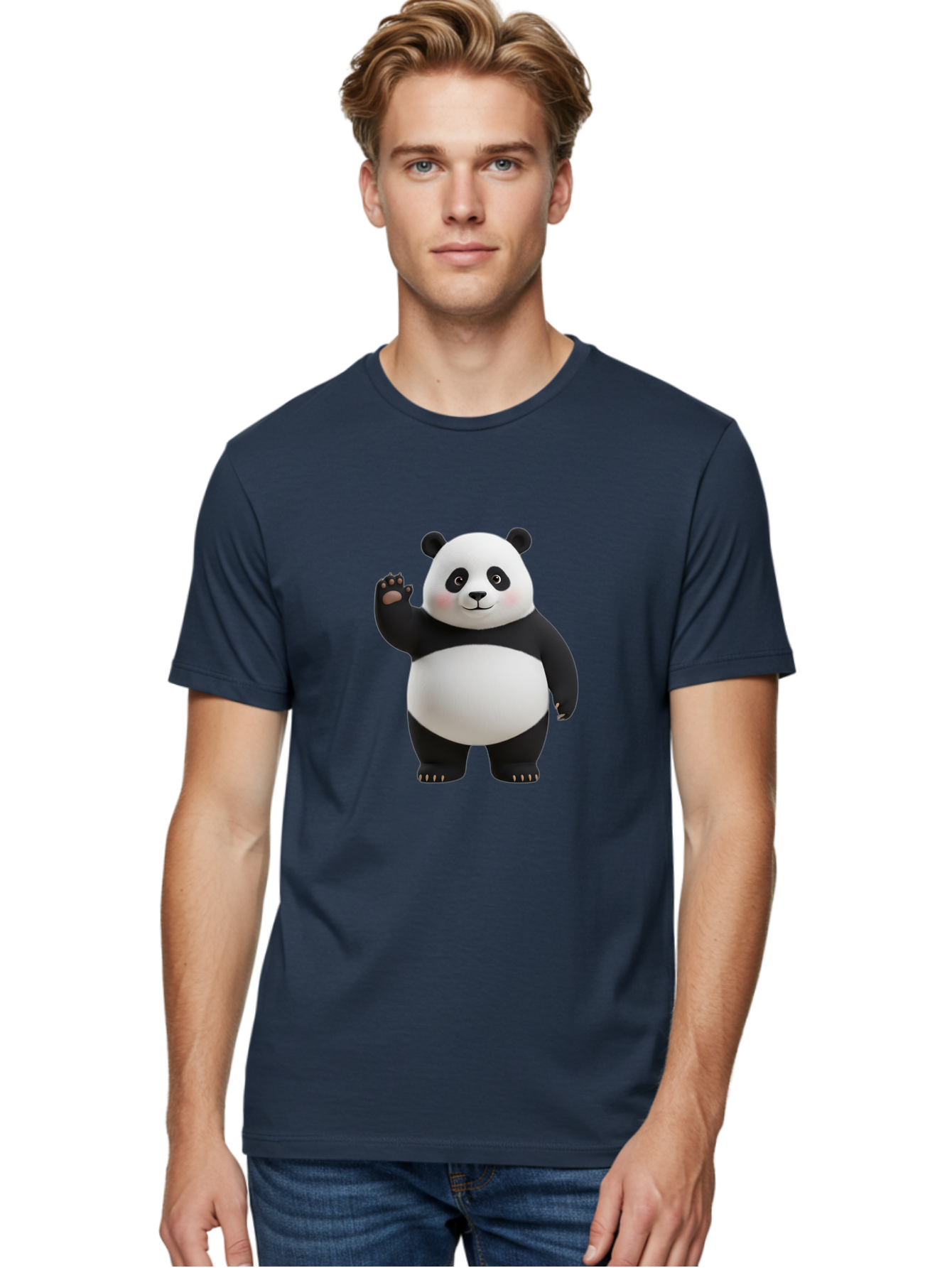 Panda-3 Men'S Graphic Tee, 100% Cotton, Comfortable Casual Summer Wear, Machine Washable, Vintage Camera, Old Camera, Antique Camera, Black Camera, Classic Photography, Photography Equipment, Nostalgic Device, Film Camera, Camera Art Ban025