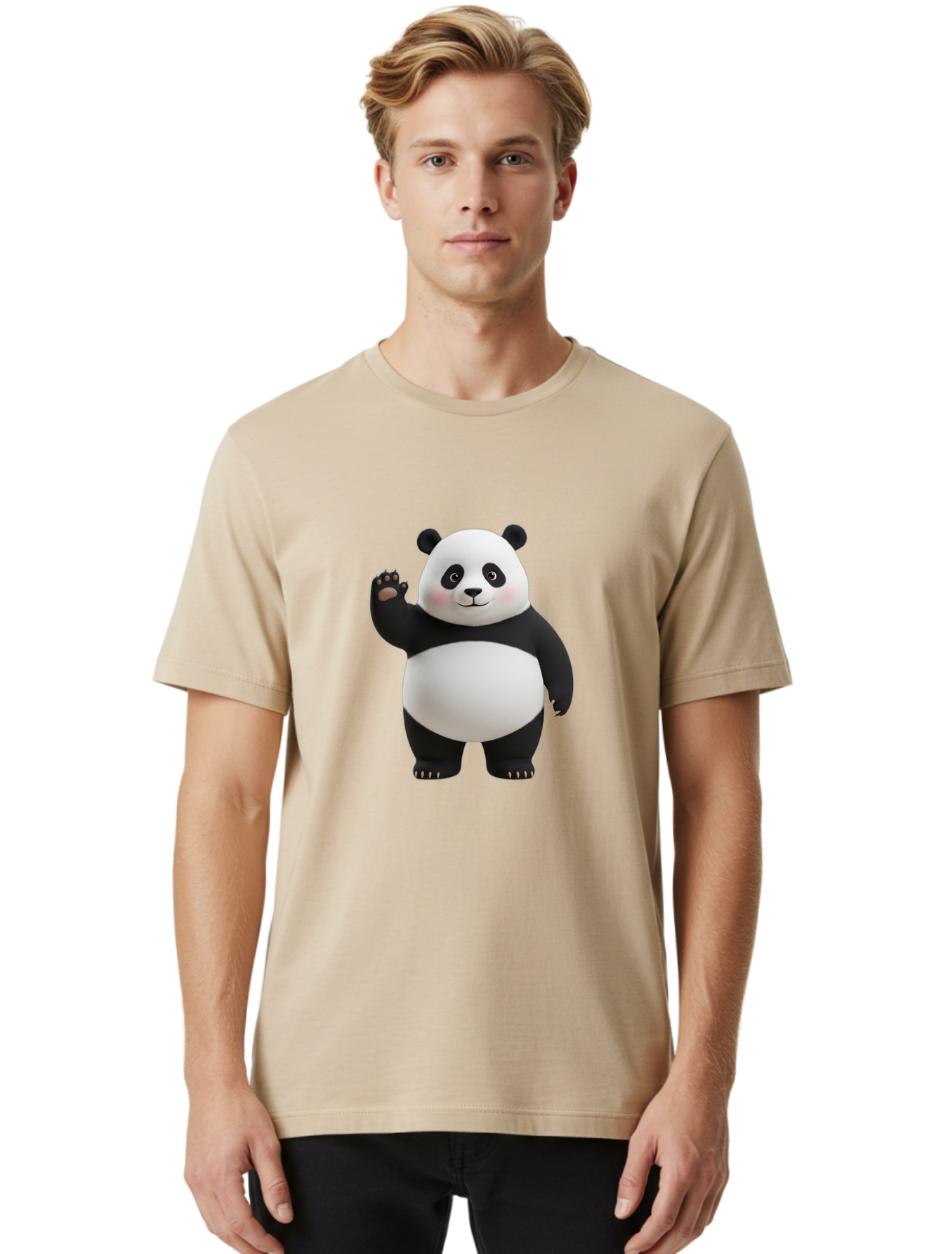 Panda-3 Men'S Graphic Tee, 100% Cotton, Comfortable Casual Summer Wear, Machine Washable, Vintage Camera, Old Camera, Antique Camera, Black Camera, Classic Photography, Photography Equipment, Nostalgic Device, Film Camera, Camera Art Ban025
