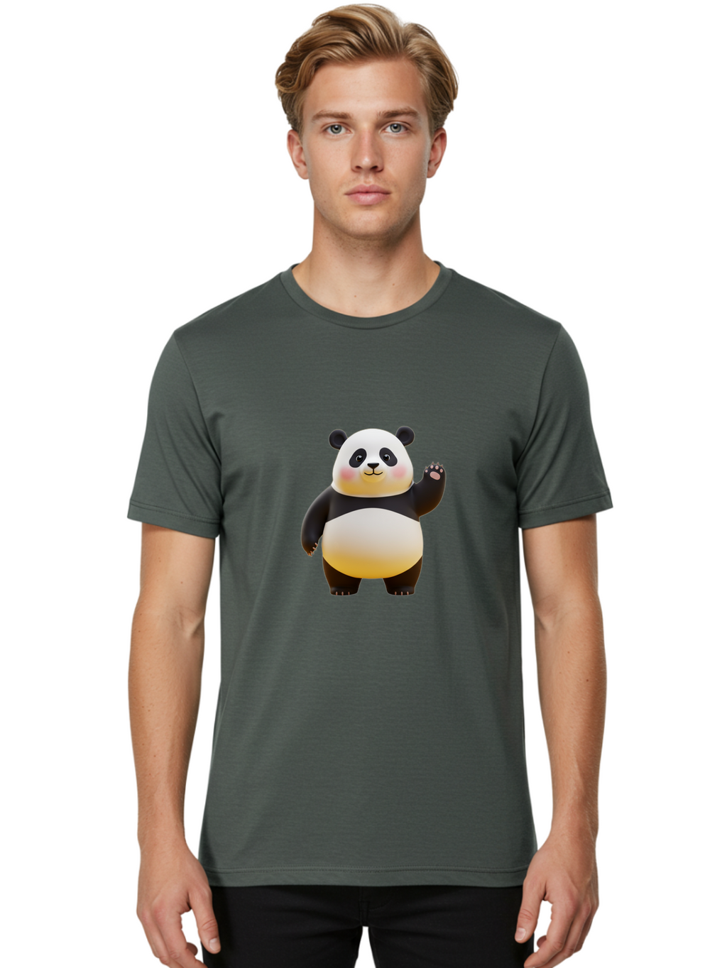 Panda-5 Men'S Graphic Tee, 100% Cotton, Comfortable Casual Summer Wear, Machine Washable, Vintage Camera, Old Camera, Antique Camera, Black Camera, Classic Photography, Photography Equipment, Nostalgic Device, Film Camera, Camera Art Ban027