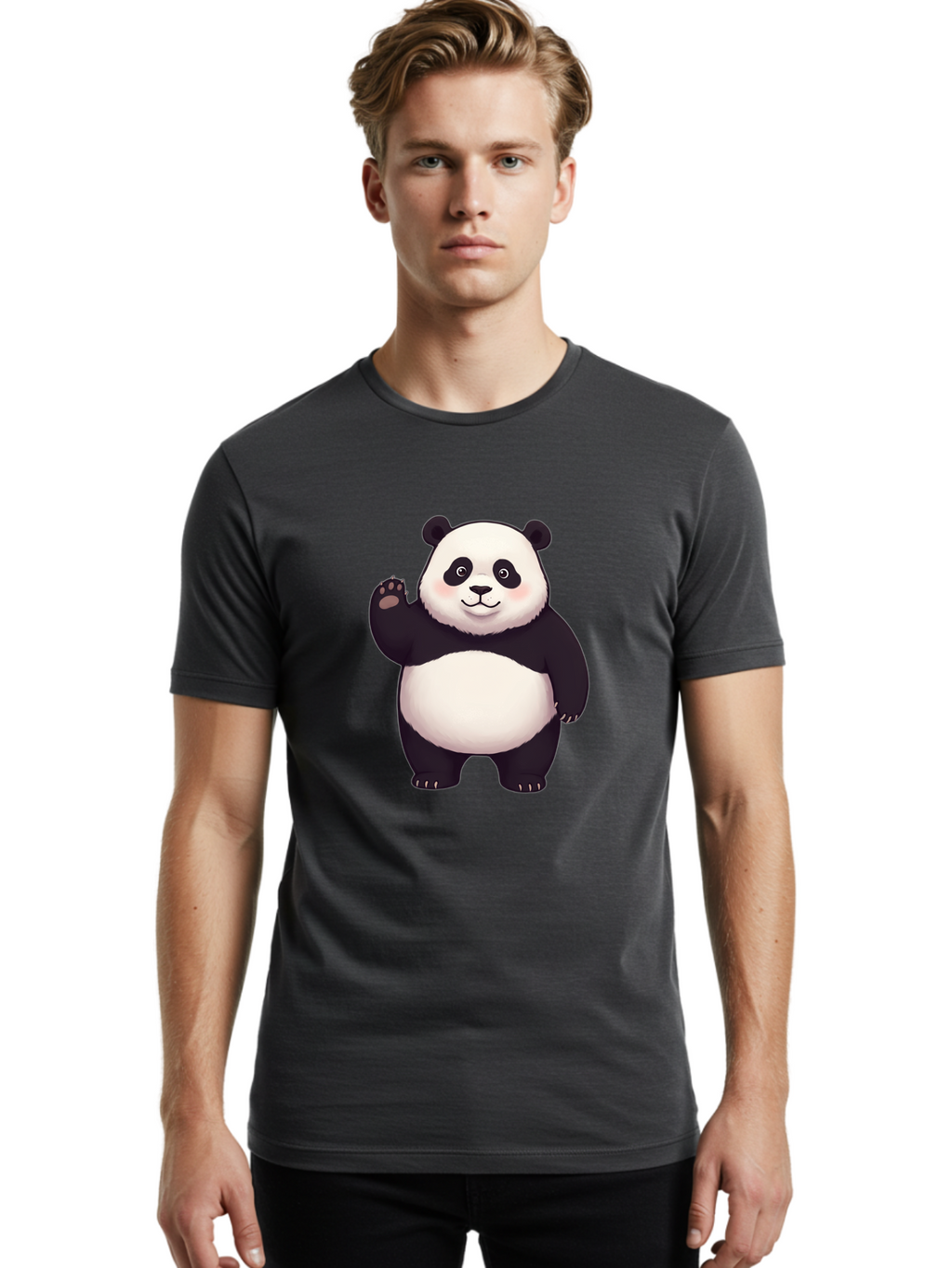 Panda-7 Men'S Graphic Tee, 100% Cotton, Comfortable Casual Summer Wear, Machine Washable, Vintage Camera, Old Camera, Antique Camera, Black Camera, Classic Photography, Photography Equipment, Nostalgic Device, Film Camera, Camera Art Ban029