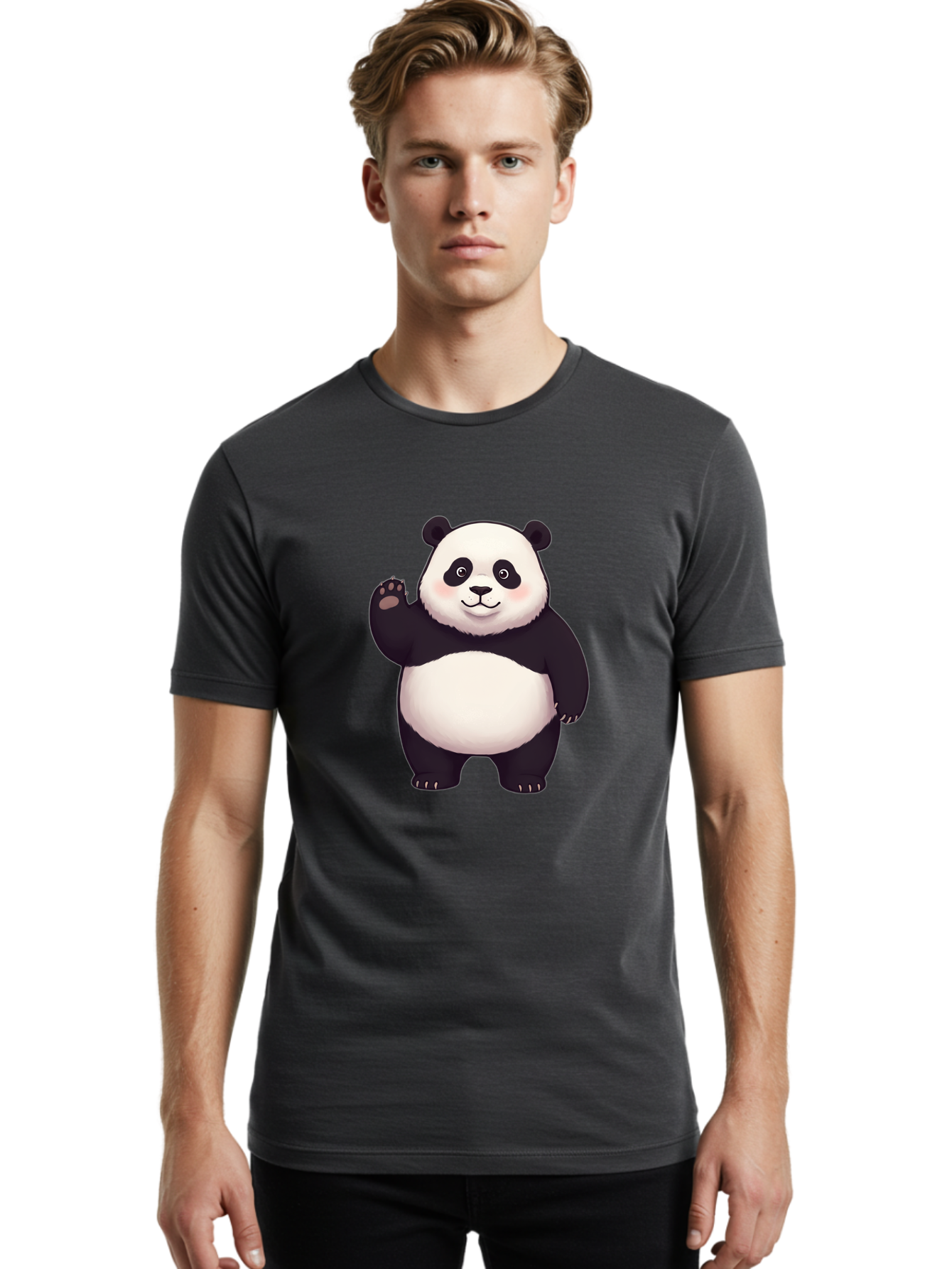 Panda-7 Men'S Graphic Tee, 100% Cotton, Comfortable Casual Summer Wear, Machine Washable, Vintage Camera, Old Camera, Antique Camera, Black Camera, Classic Photography, Photography Equipment, Nostalgic Device, Film Camera, Camera Art Ban029