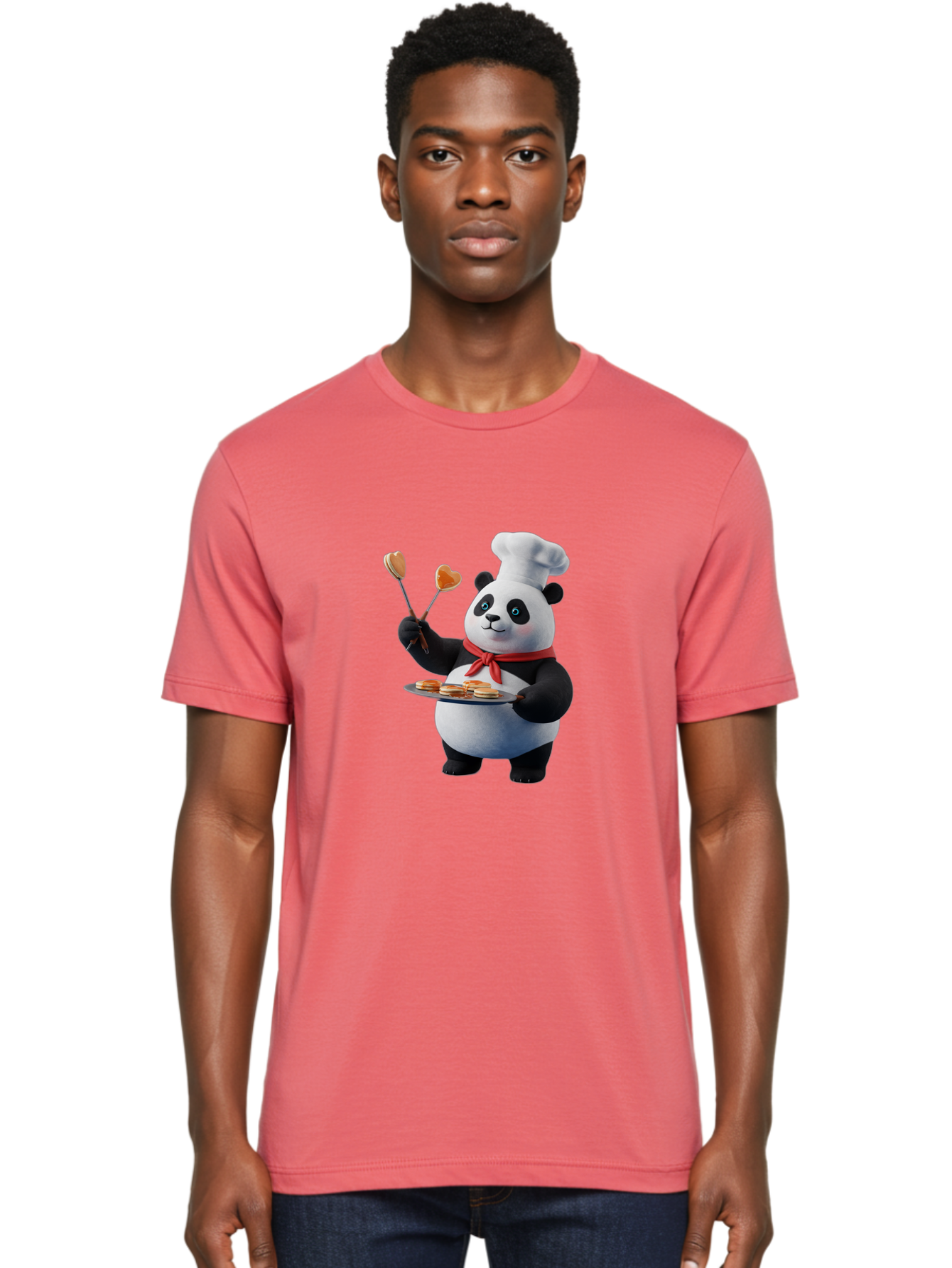 Panda-Chef-1 Men'S Graphic Tee, 100% Cotton, Comfortable Casual Summer Wear, Machine Washable, Vintage Camera, Old Camera, Antique Camera, Black Camera, Classic Photography, Photography Equipment, Nostalgic Device, Film Camera, Camera Art Ban032