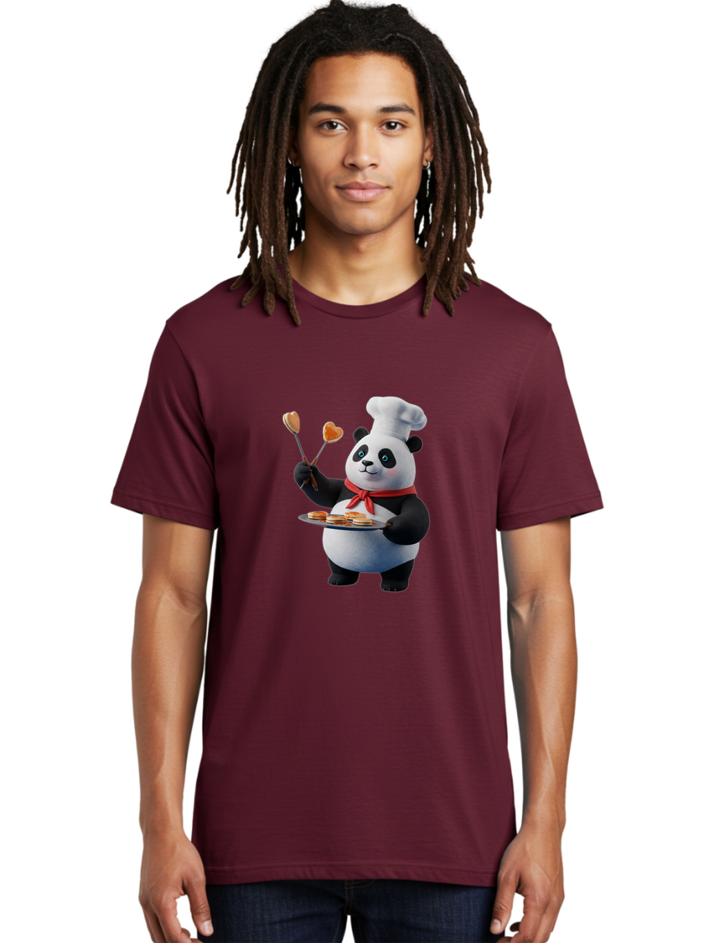 Panda-Chef-1 Men'S Graphic Tee, 100% Cotton, Comfortable Casual Summer Wear, Machine Washable, Vintage Camera, Old Camera, Antique Camera, Black Camera, Classic Photography, Photography Equipment, Nostalgic Device, Film Camera, Camera Art Ban032