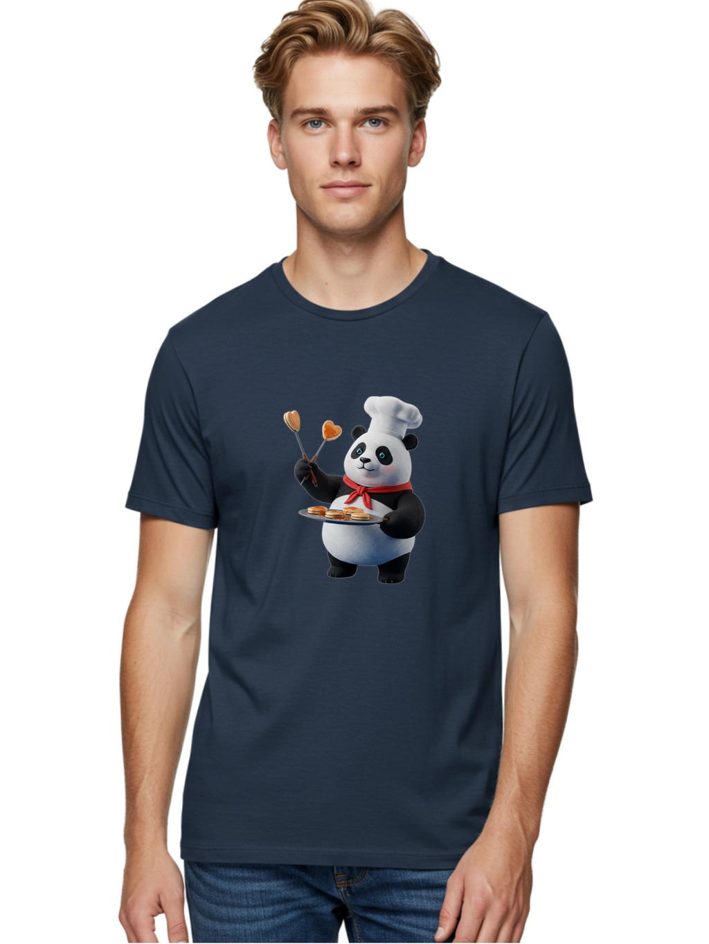 Panda-Chef-1 Men'S Graphic Tee, 100% Cotton, Comfortable Casual Summer Wear, Machine Washable, Vintage Camera, Old Camera, Antique Camera, Black Camera, Classic Photography, Photography Equipment, Nostalgic Device, Film Camera, Camera Art Ban032