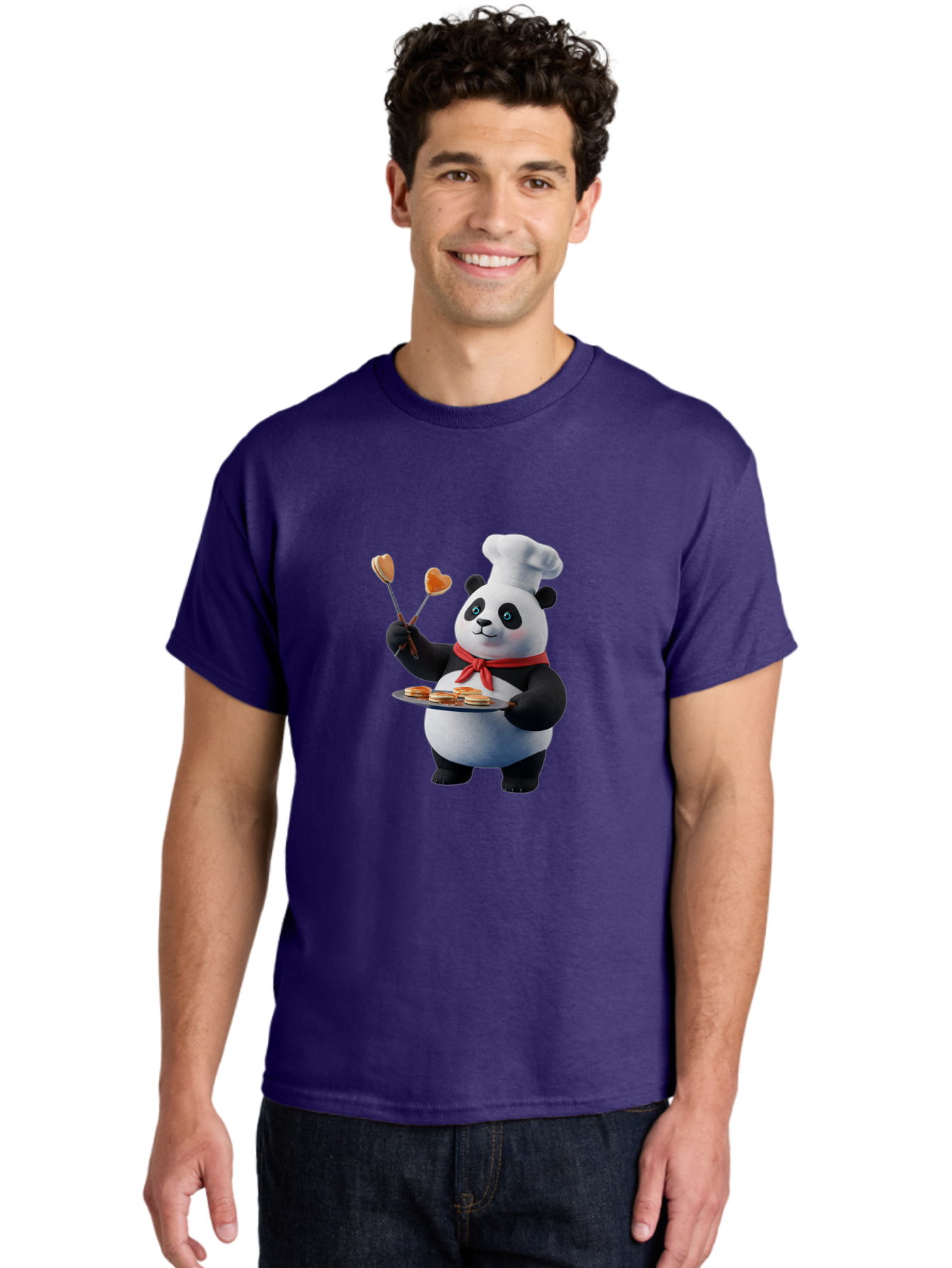 Panda-Chef-1 Men'S Graphic Tee, 100% Cotton, Comfortable Casual Summer Wear, Machine Washable, Vintage Camera, Old Camera, Antique Camera, Black Camera, Classic Photography, Photography Equipment, Nostalgic Device, Film Camera, Camera Art Ban032