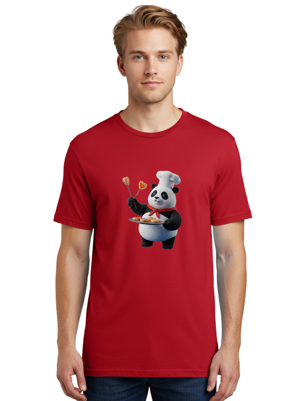 Panda-Chef-1 Men'S Graphic Tee, 100% Cotton, Comfortable Casual Summer Wear, Machine Washable, Vintage Camera, Old Camera, Antique Camera, Black Camera, Classic Photography, Photography Equipment, Nostalgic Device, Film Camera, Camera Art Ban032