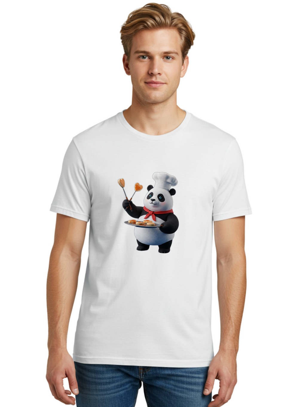 Panda-Chef-1 Men'S Graphic Tee, 100% Cotton, Comfortable Casual Summer Wear, Machine Washable, Vintage Camera, Old Camera, Antique Camera, Black Camera, Classic Photography, Photography Equipment, Nostalgic Device, Film Camera, Camera Art Ban032