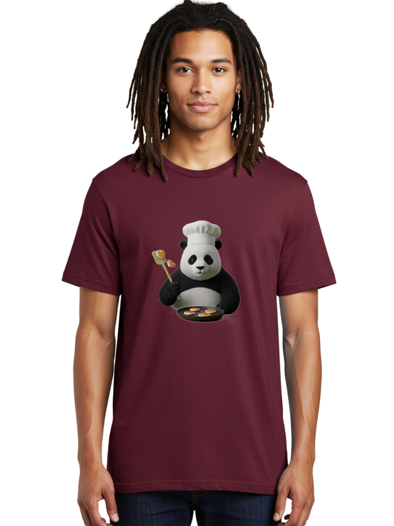 Panda-Chef-2 Men'S Graphic Tee, 100% Cotton, Comfortable Casual Summer Wear, Machine Washable, Vintage Camera, Old Camera, Antique Camera, Black Camera, Classic Photography, Photography Equipment, Nostalgic Device, Film Camera, Camera Art Ban033