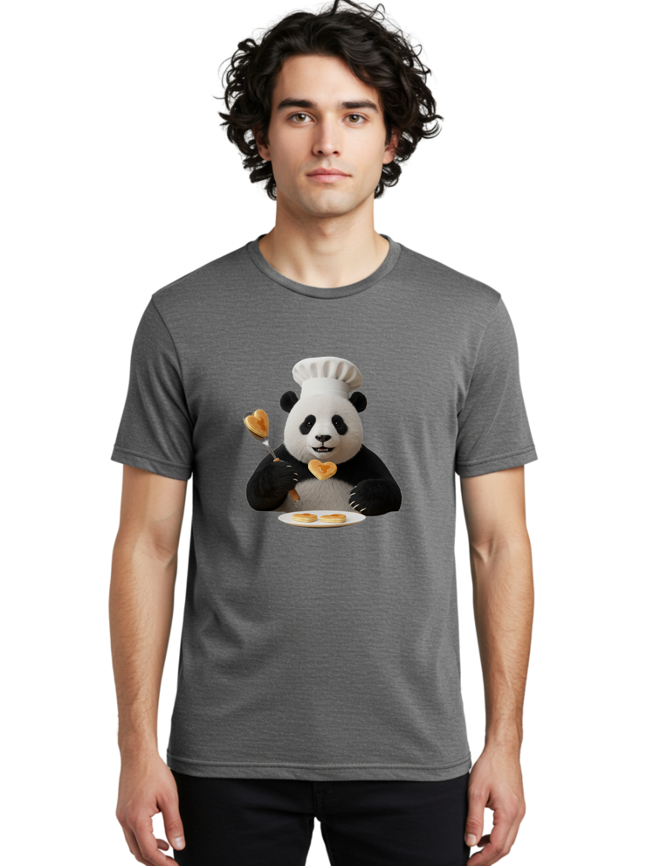 Panda-Chef-Pancakes Men'S Graphic Tee, 100% Cotton, Comfortable Casual Summer Wear, Machine Washable, Vintage Camera, Old Camera, Antique Camera, Black Camera, Classic Photography, Photography Equipment, Nostalgic Device, Film Camera, Ban034