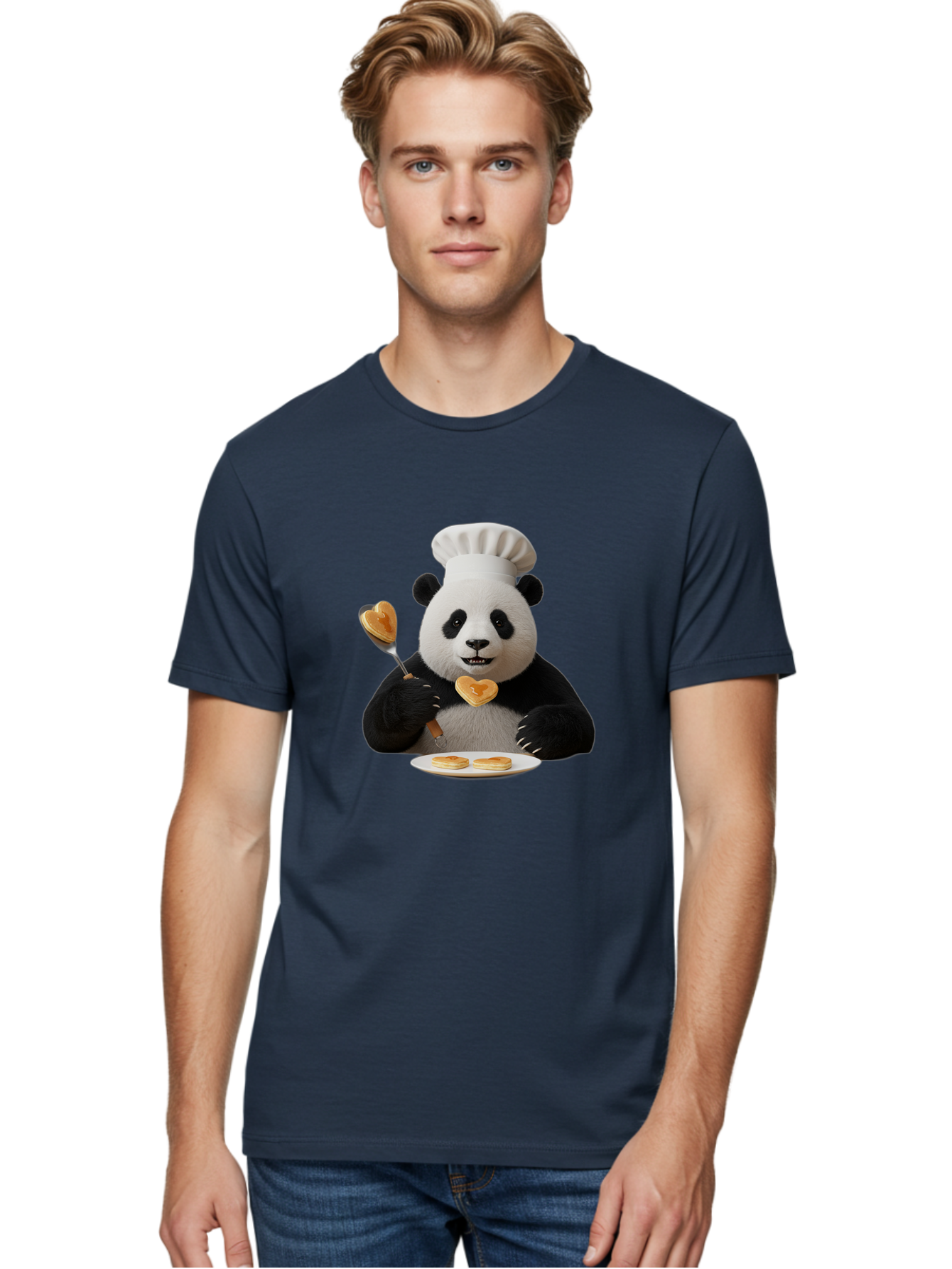 Panda-Chef-Pancakes Men'S Graphic Tee, 100% Cotton, Comfortable Casual Summer Wear, Machine Washable, Vintage Camera, Old Camera, Antique Camera, Black Camera, Classic Photography, Photography Equipment, Nostalgic Device, Film Camera, Ban034
