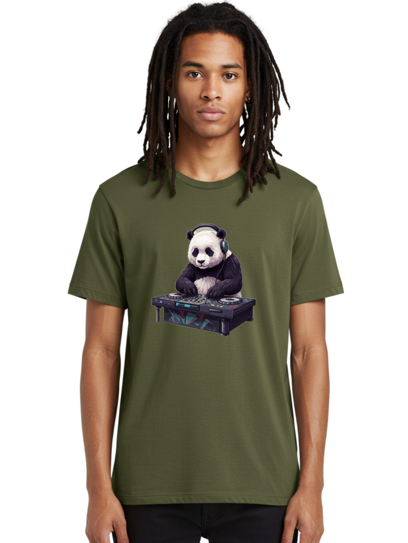 Panda-Dj-3 Men'S Graphic Tee, 100% Cotton, Comfortable Casual Summer Wear, Machine Washable, Vintage Camera, Old Camera, Antique Camera, Black Camera, Classic Photography, Photography Equipment, Nostalgic Device, Film Camera, Camera Art Ban038
