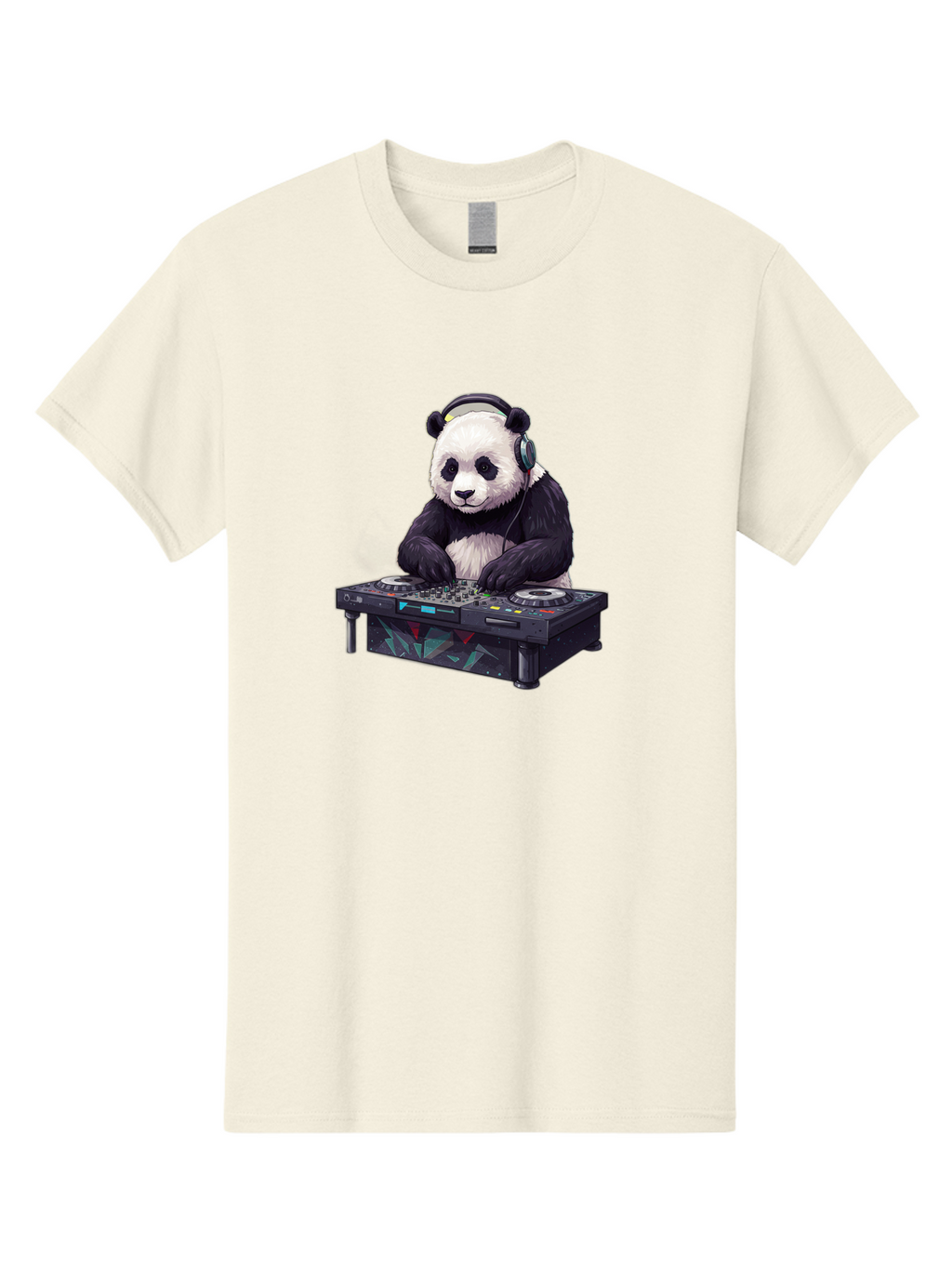 Panda-Dj-3 Men'S Graphic Tee, 100% Cotton, Comfortable Casual Summer Wear, Machine Washable, Vintage Camera, Old Camera, Antique Camera, Black Camera, Classic Photography, Photography Equipment, Nostalgic Device, Film Camera, Camera Art Ban038