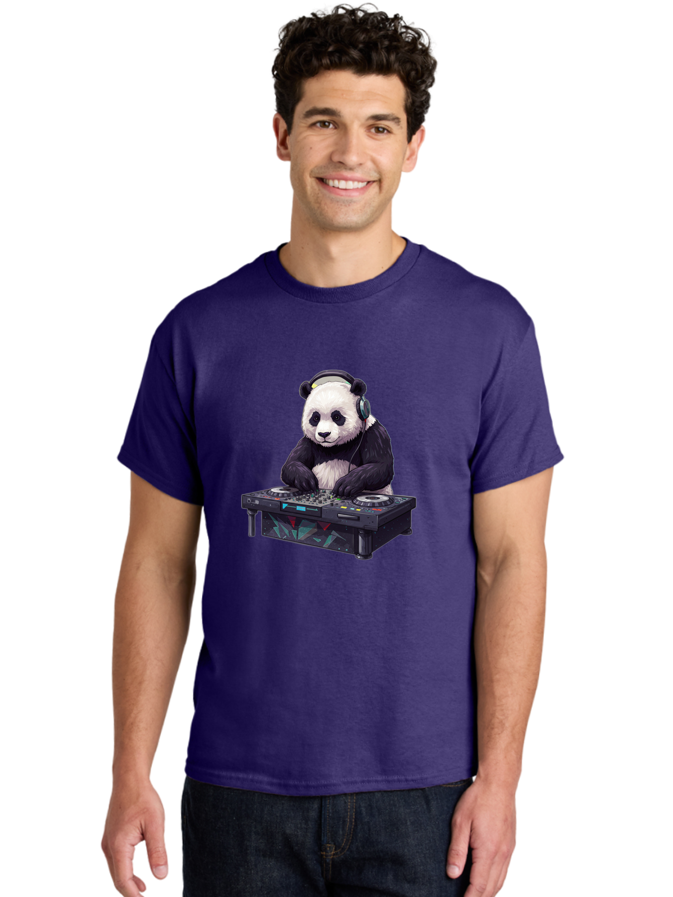 Panda-Dj-3 Men'S Graphic Tee, 100% Cotton, Comfortable Casual Summer Wear, Machine Washable, Vintage Camera, Old Camera, Antique Camera, Black Camera, Classic Photography, Photography Equipment, Nostalgic Device, Film Camera, Camera Art Ban038
